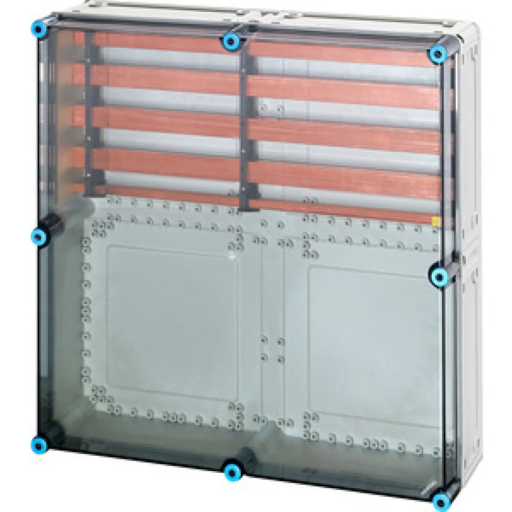 Hensel 2000794 Mi-Sammelschienengehäuse 600x600mm, Sammelschienen 630 A, 5polig Mi 6856 (img_001)