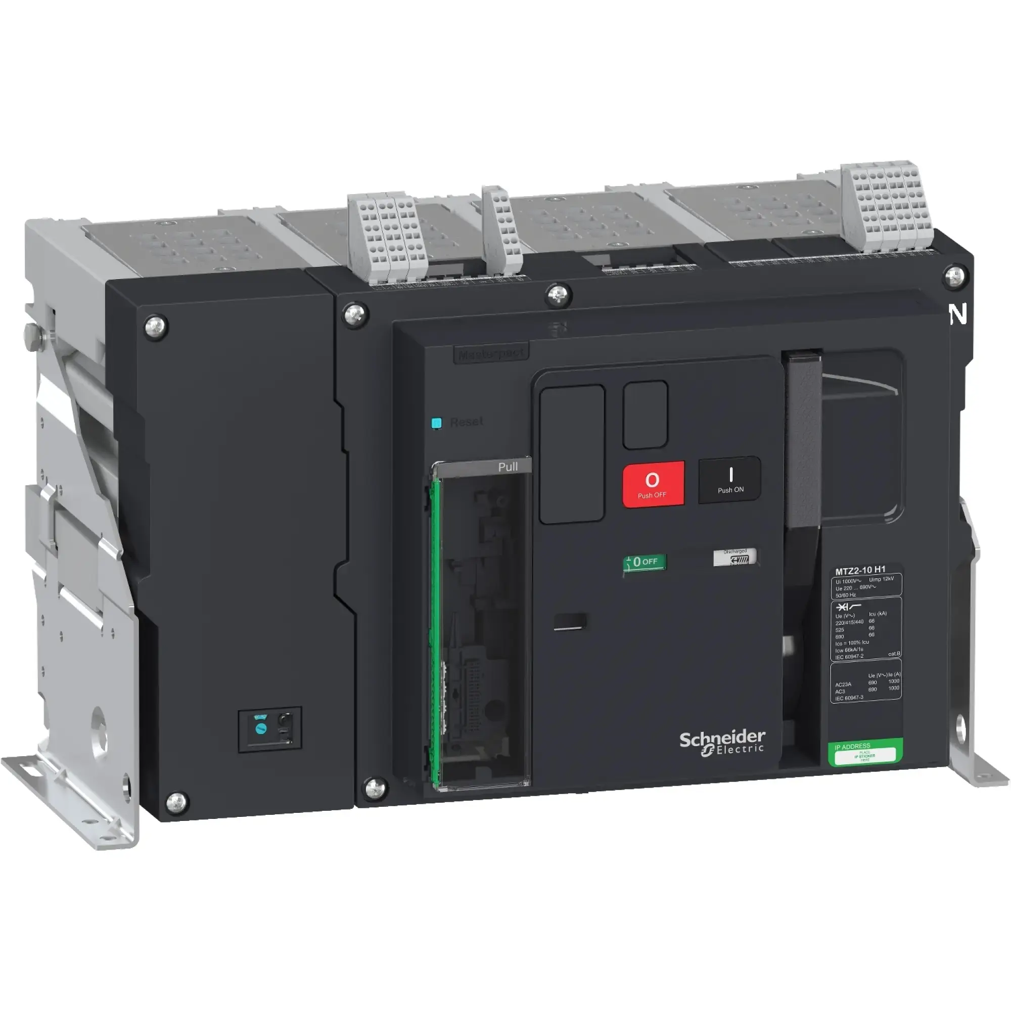 Schneider Electric LV848177 MasterPact MTZ2 800A H2 Icu=100kA/440V 4P Main Switch FIXED with NEUTRAL right (img_002)
