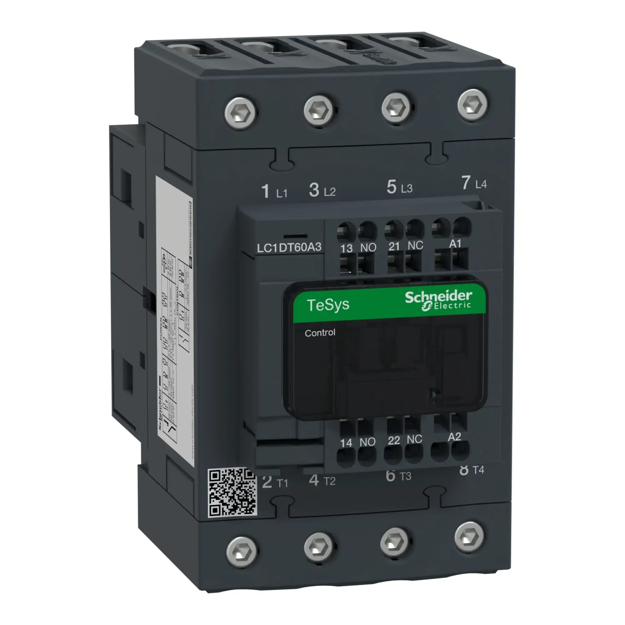 Schneider Electric LC1DT60A3P7 Power Contactor LC1D 4p, +1NO+1NC, Coil 230 V AC (img_005)