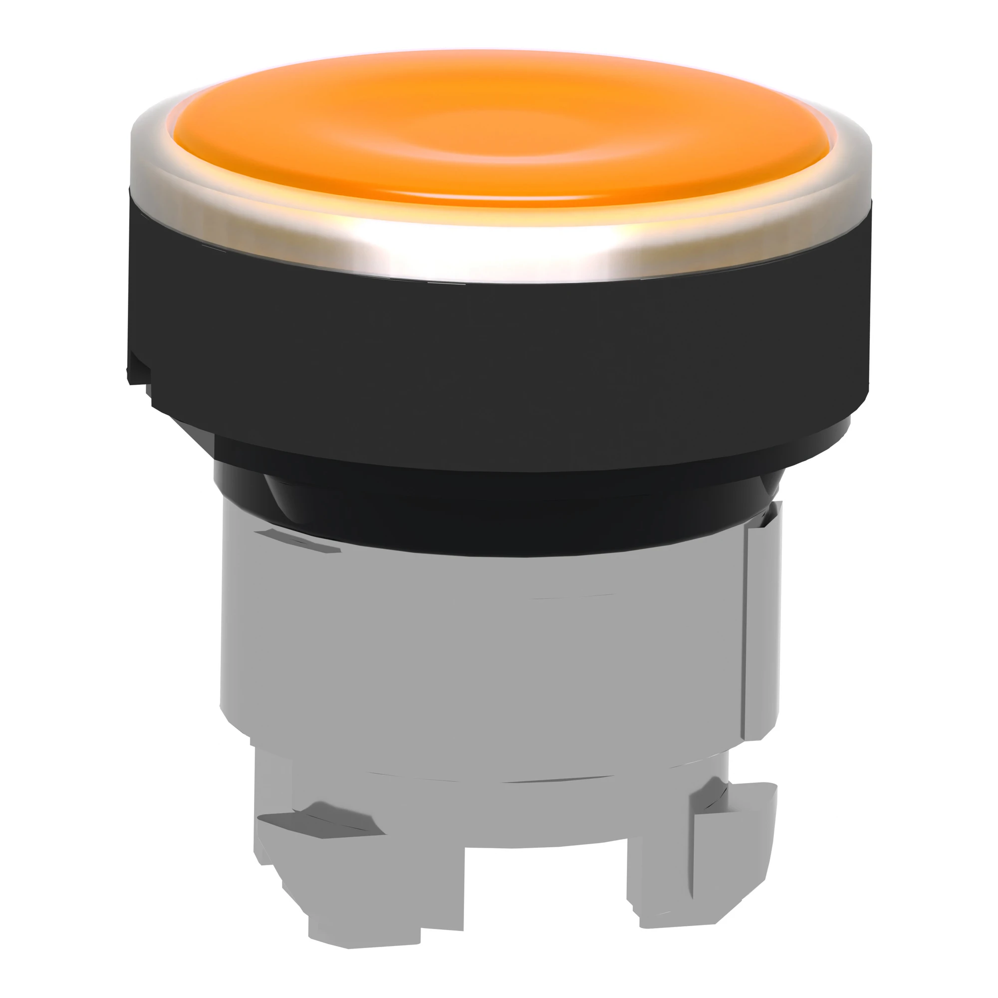 Schneider Electric ZB4BW3537 Illuminated push button, front element, Harmony XB4, metal black, 22mm, orange, unlabeled, momentary, for universal LED (img_004) Schneider Electric ZB4BW3537 Illuminated push button, front element, Harmony XB4, metal black, 22mm, orange, unlabeled, momentary, for universal LED (img_004)