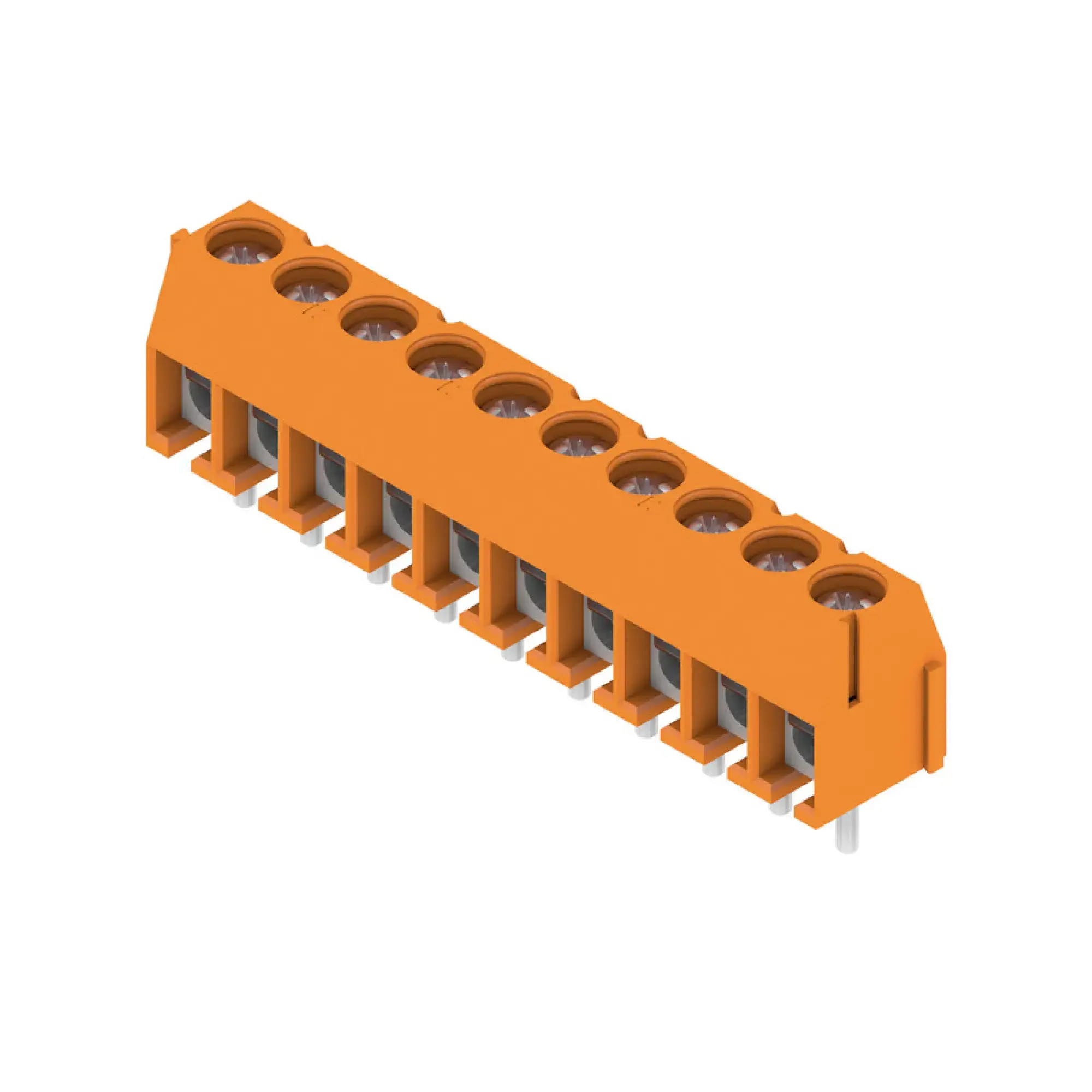 Weidmüller 1912400000 PCB terminal, 160 V, 17.5 A, Pitch in mm: 3.50, 1.5 mm², Number of poles: 10, Pressure clamp connection, THT solder connection, 90°, Box (img_001) Weidmüller 1912400000 PCB terminal, 160 V, 17.5 A, Pitch in mm: 3.50, 1.5 mm², Number of poles: 10, Pressure clamp connection, THT solder connection, 90°, Box (img_001)