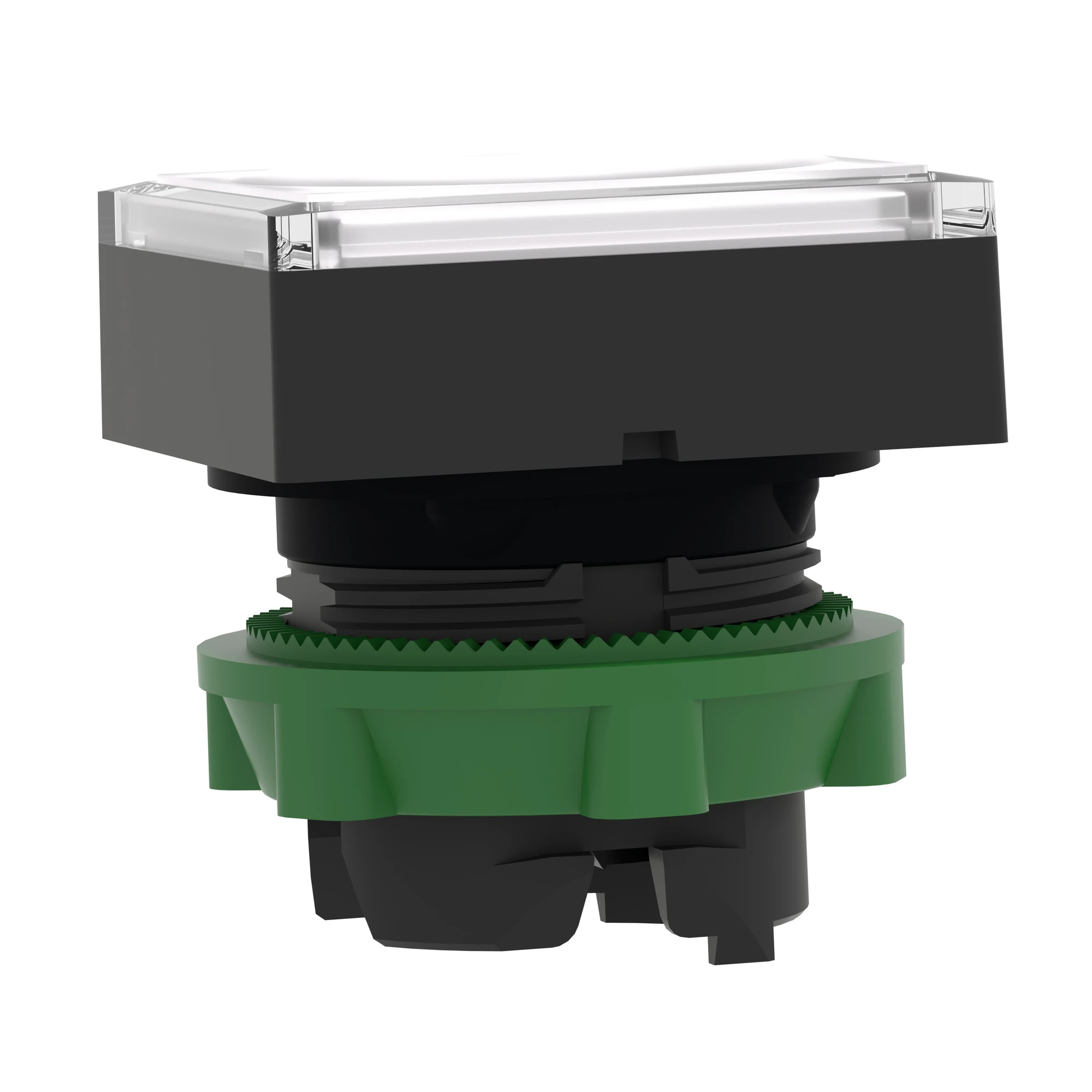 Schneider Electric ZB5CH313 Illuminated pushbutton, front element, Harmony XB5, plastic, 22mm, white, for universal LED, square, latching (img_003) Schneider Electric ZB5CH313 Illuminated pushbutton, front element, Harmony XB5, plastic, 22mm, white, for universal LED, square, latching (img_003)