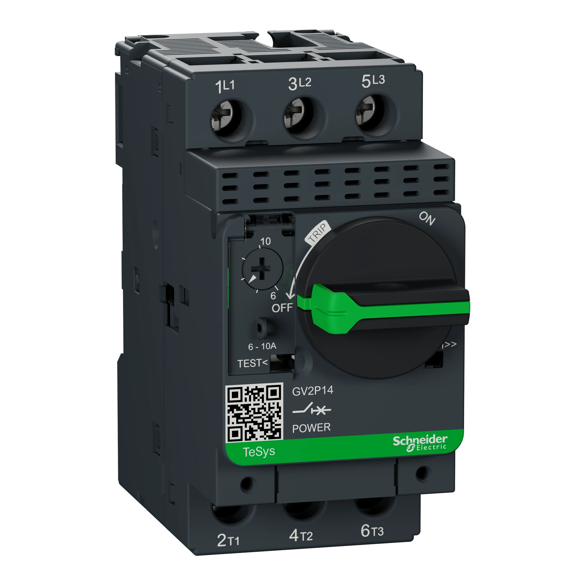 Schneider Electric GV2P14 Motor protection switch, 3p, 6-10A, rotary drive, screw connection (img_001) Schneider Electric GV2P14 Motor protection switch, 3p, 6-10A, rotary drive, screw connection (img_001)
