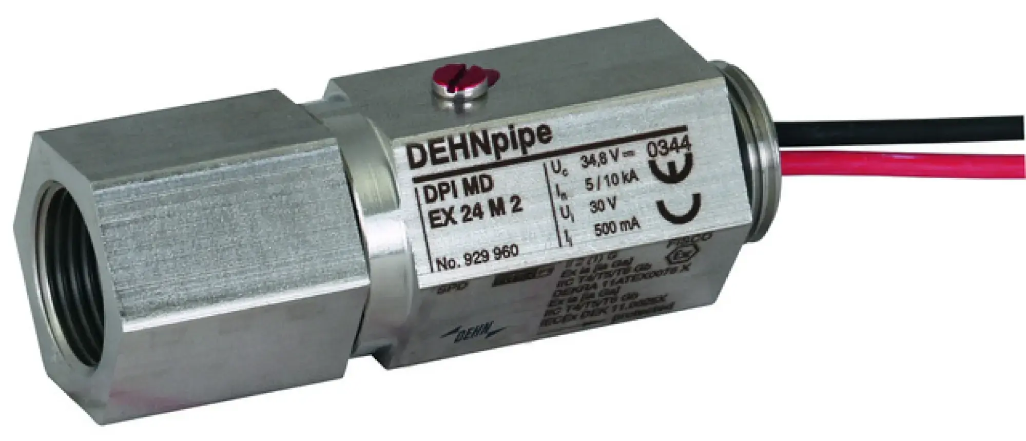 Dehn 929960 Surge arrester DEHNpipe Ex (i) with M20x1.5 female and male thread (img_001) Dehn 929960 Surge arrester DEHNpipe Ex (i) with M20x1.5 female and male thread (img_001)