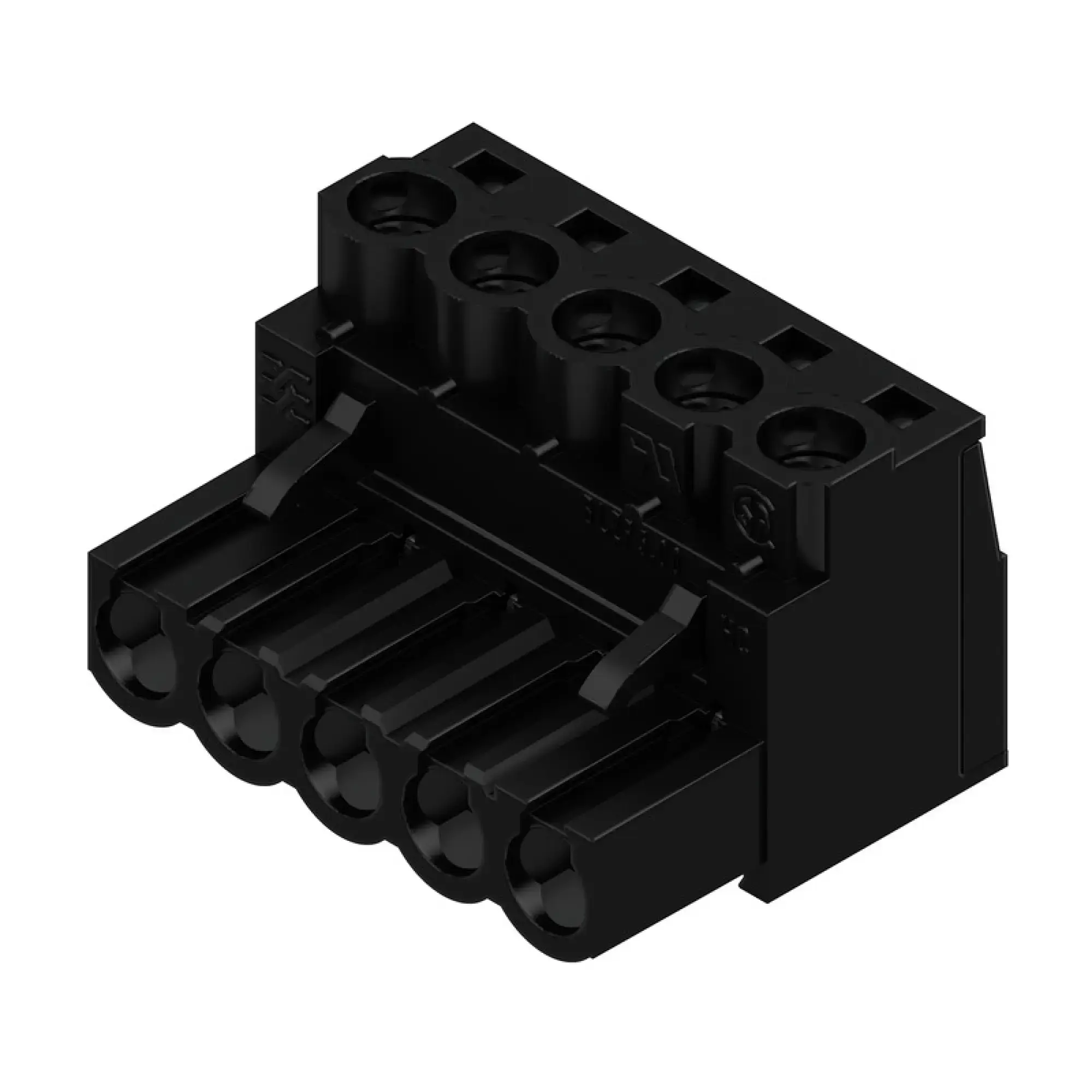 Weidmüller 1955540000 PCB connector (wire connection), 320 V, 23 A, Pitch in mm: 5.00, 4 mm², Number of poles: 5, Clamping yoke connection, Box (img_001)