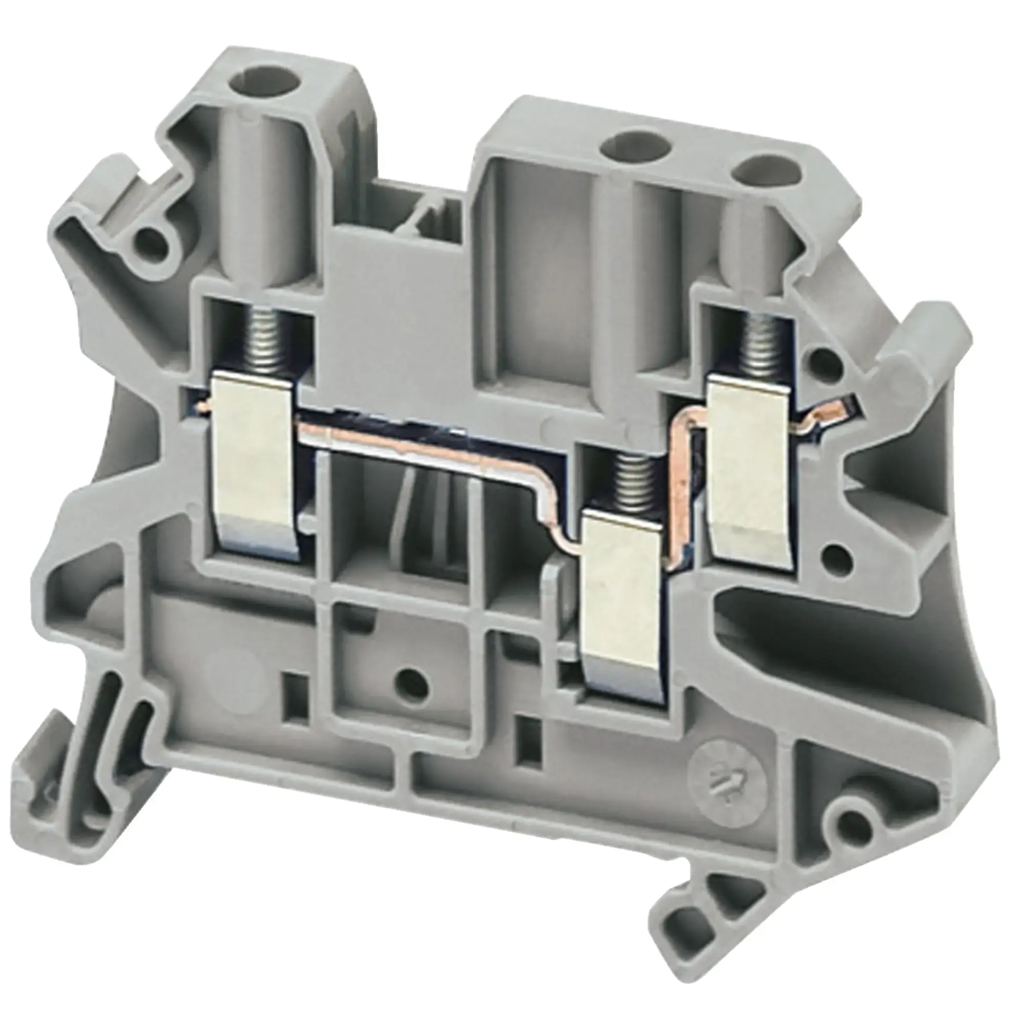 Schneider Electric NSYTRV43 Linergy terminal block for through-connection, 4mm2, 32A, 1 level, 1x2, screw, grey (img_002) Schneider Electric NSYTRV43 Linergy terminal block for through-connection, 4mm2, 32A, 1 level, 1x2, screw, grey (img_002)