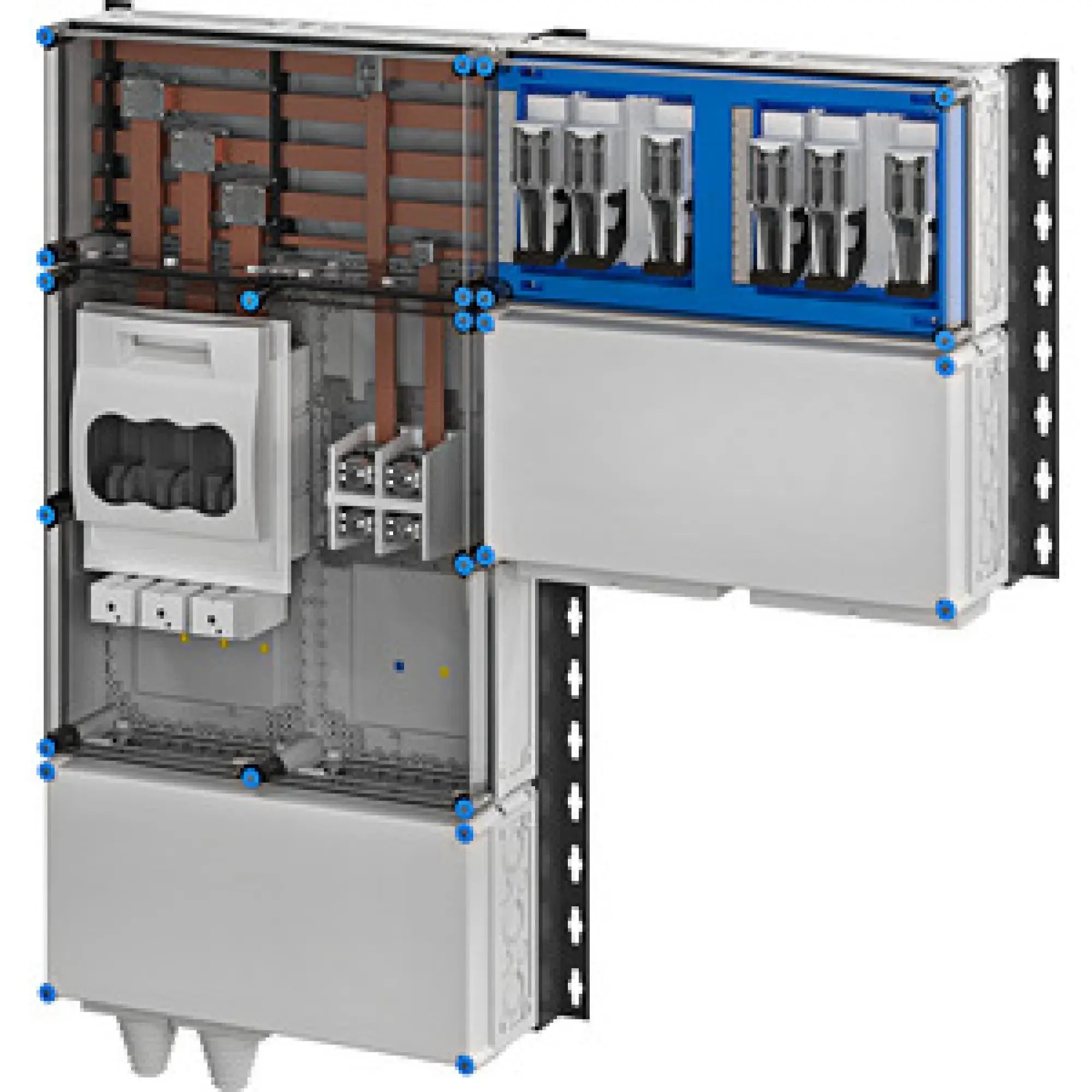 Hensel 20001584 PV-Wechselrichter-Sammler, 350kVA, 3-phasige Wechselrichter Mi PV 7355 (img_001)