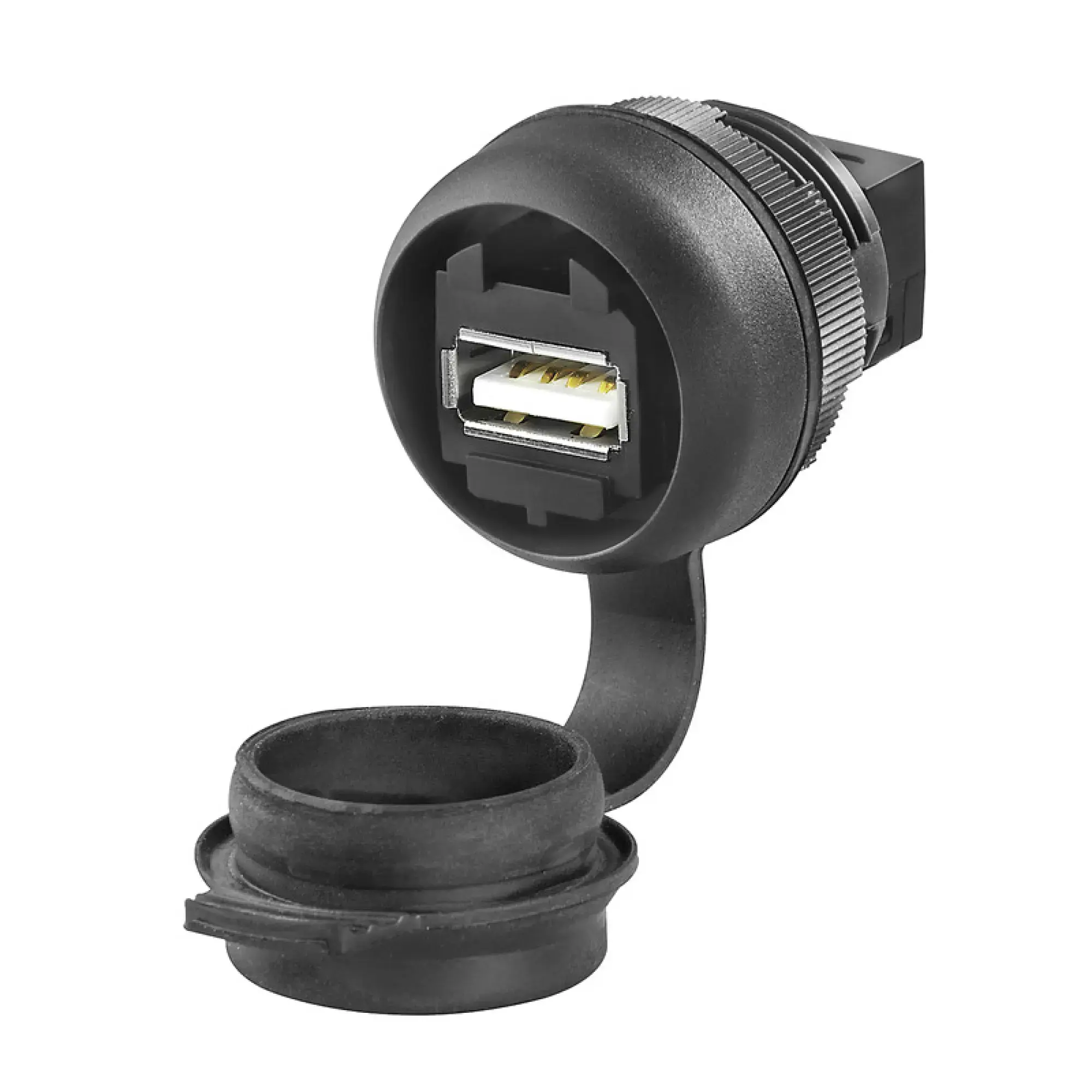 Weidmüller 1222550000 Fitted component housing, IP65, in closed state, USB A, USB B (img_001)