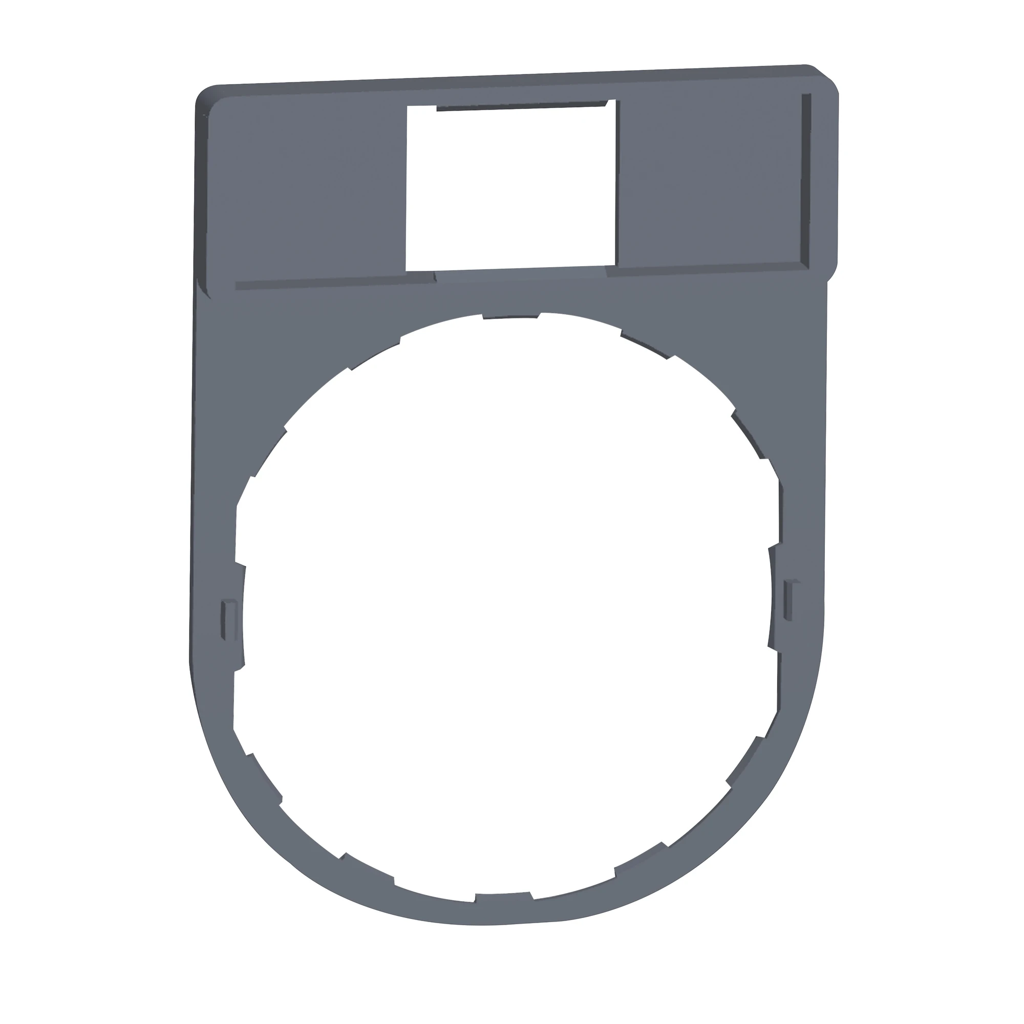 Schneider Electric ZBZ32CUST01 Label holder, plastic, 30x40mm, for 22mm, custom via configurator (img_001) Schneider Electric ZBZ32CUST01 Label holder, plastic, 30x40mm, for 22mm, custom via configurator (img_001)