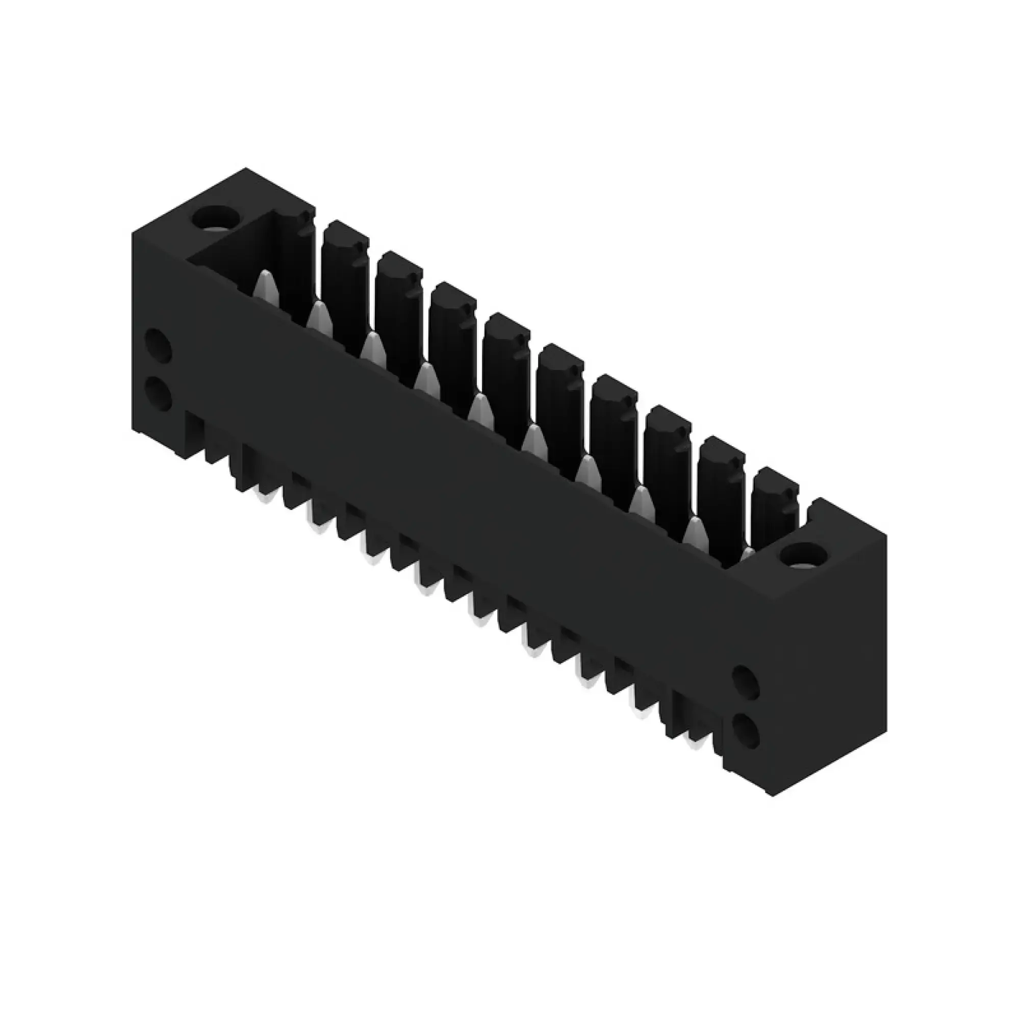 Weidmüller 1842850000 PCB connector (board connection), 160 V, 15 A, Pitch in mm: 3.50, Number of poles: 10, THT/THR solder connection, Box (img_001)