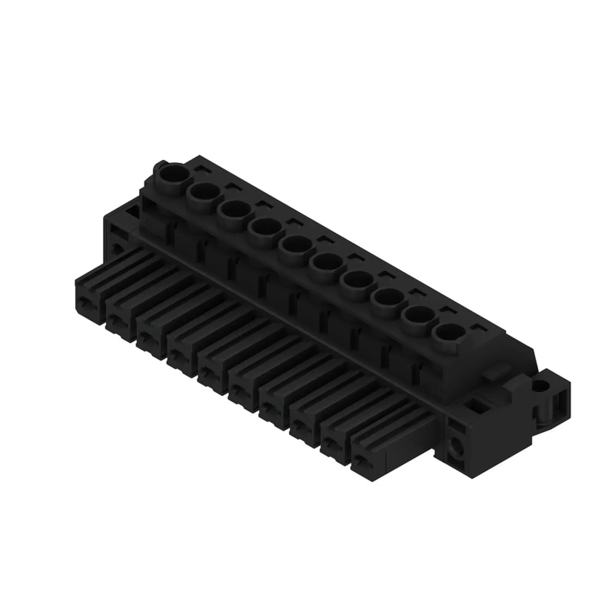 Weidmüller 1929820000 PCB connector (wire connection), 1000 V, 57 A, Pitch in mm: 7.62, 10 mm², Number of poles: 10, Clamping yoke connection, Box (img_001)