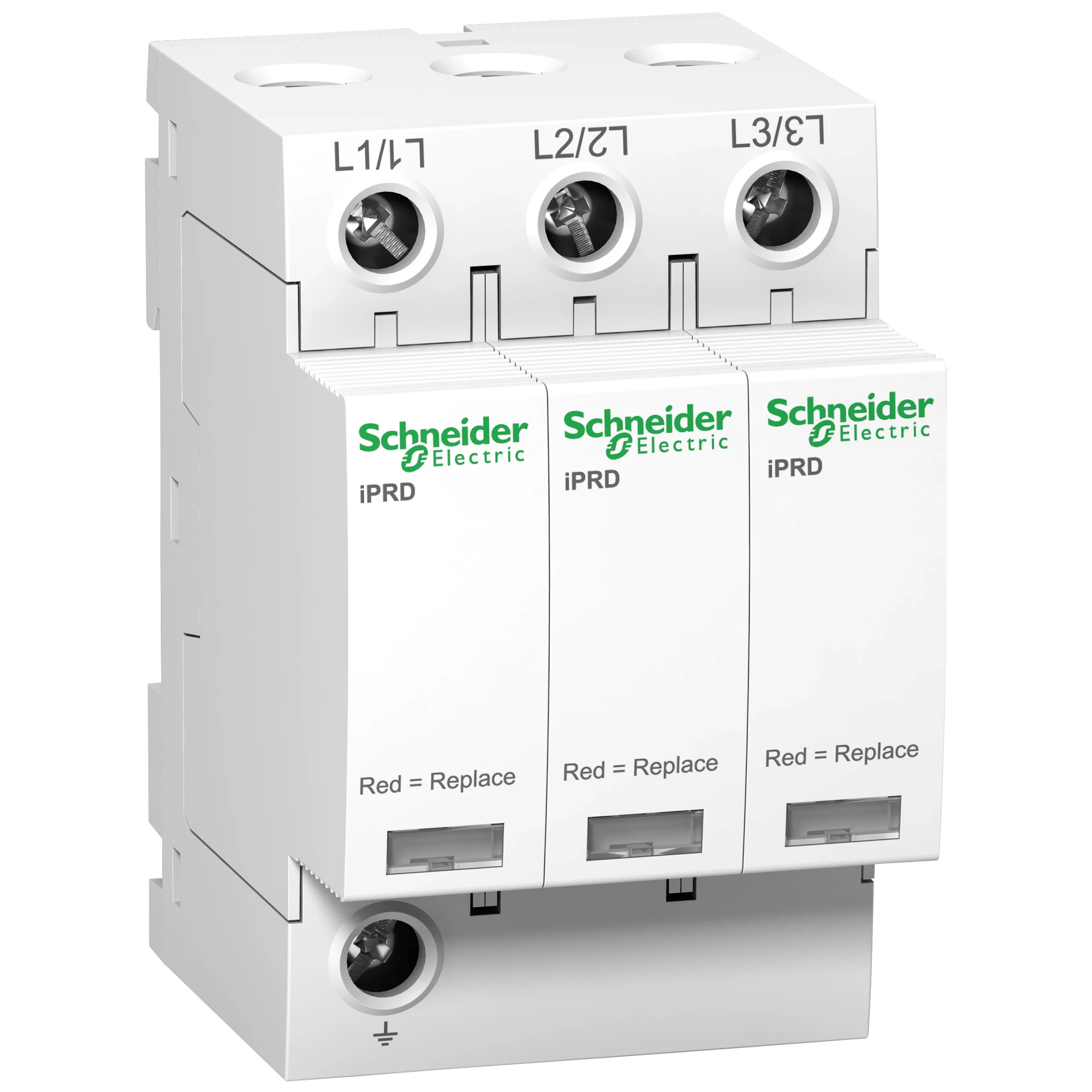Schneider Electric A9L65321 Surge Protector iPRD65r IT, Type 2, Plug-In Protection Modules, 3P, Imax 65kA (img_001) Schneider Electric A9L65321 Surge Protector iPRD65r IT, Type 2, Plug-In Protection Modules, 3P, Imax 65kA (img_001)