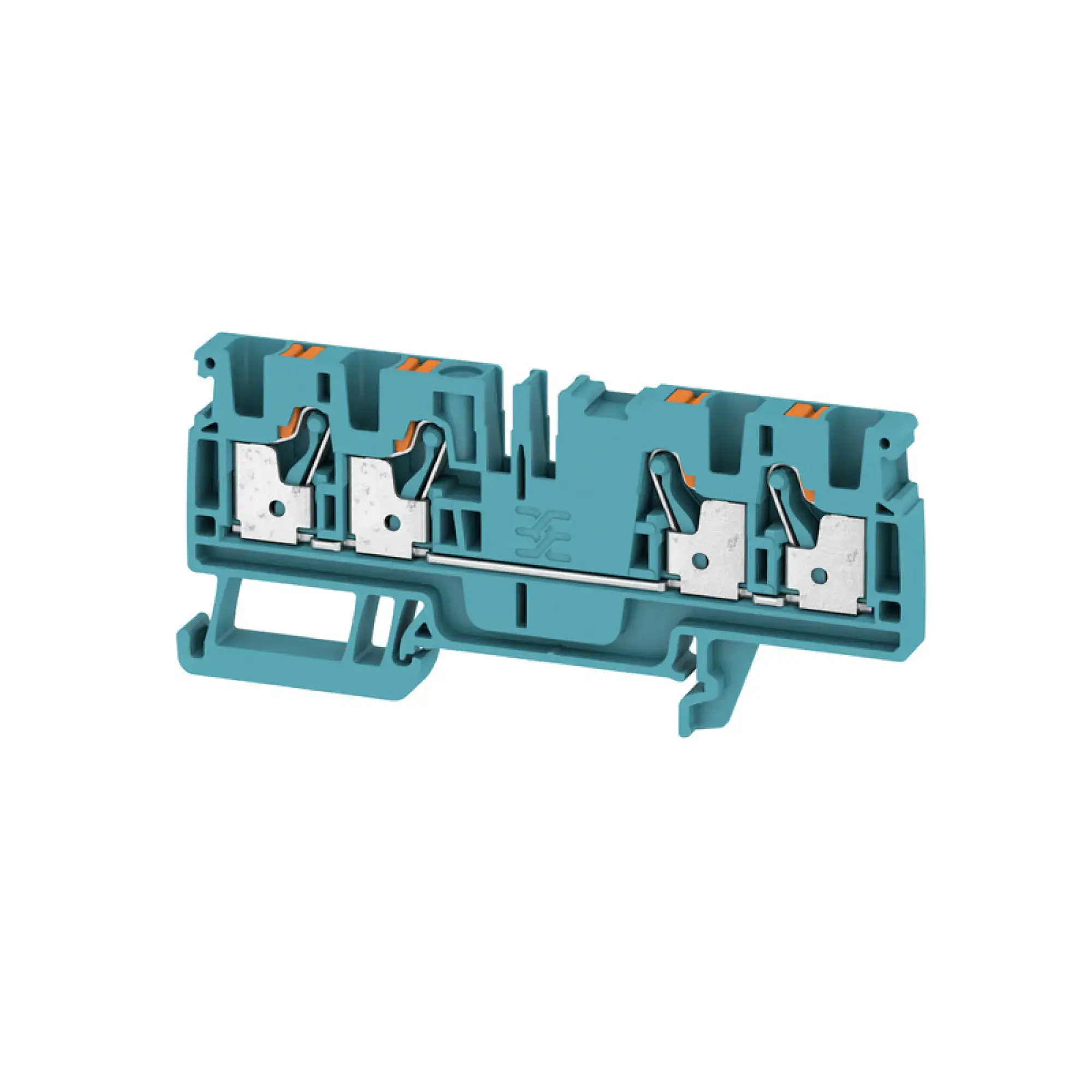 Weidmüller 2051520000 Feed-through terminal block, PUSH IN, blue, 4 mm², 32 A, 800 V, Number of connections: 4 (img_001)