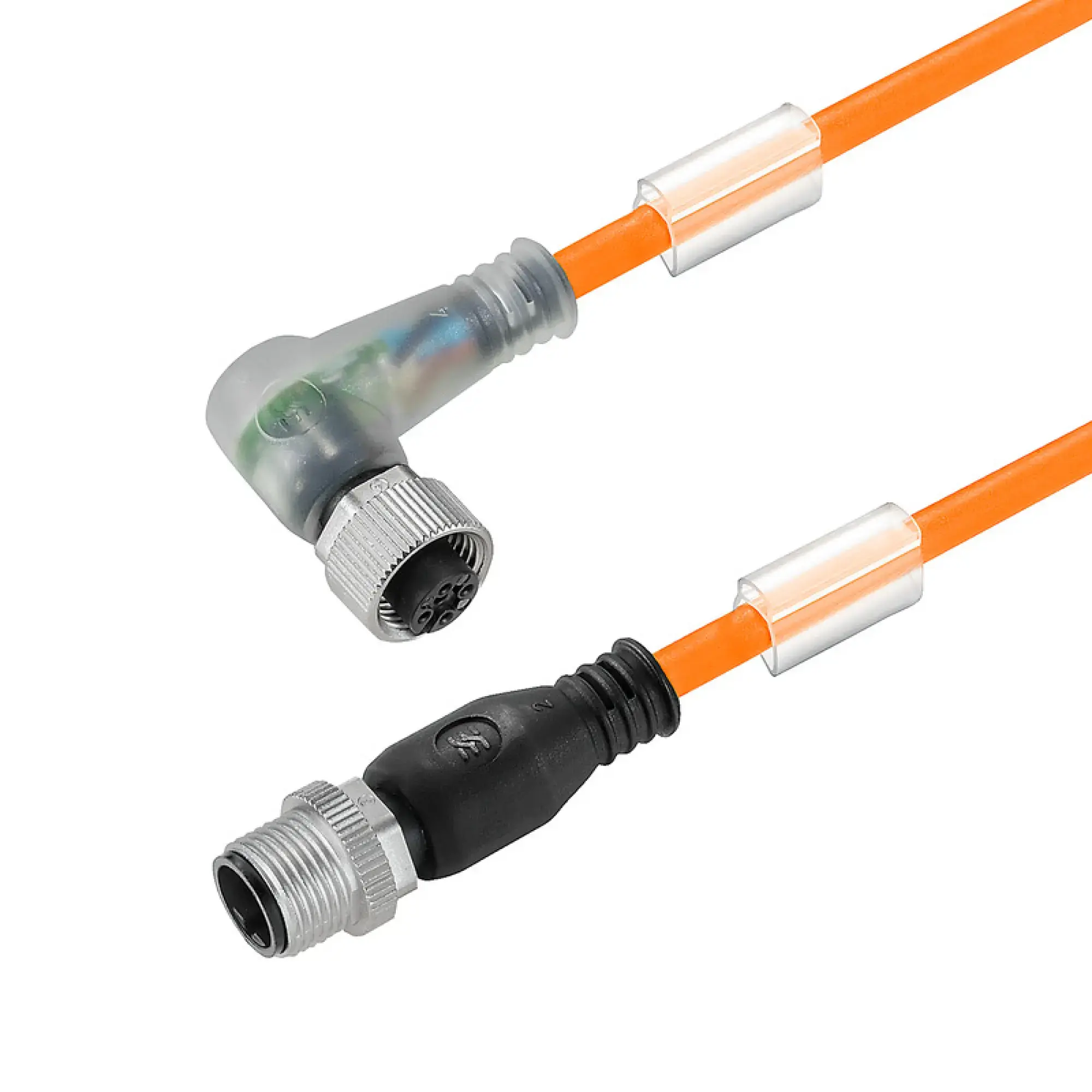 Weidmüller 2812720800 Sensor-actuator Cable, M12 / M12, Number of poles: 5, LED: Yes, Cable length: 8 m SAIL-M12GM12W-5-3LR8.0TOV (img_001)