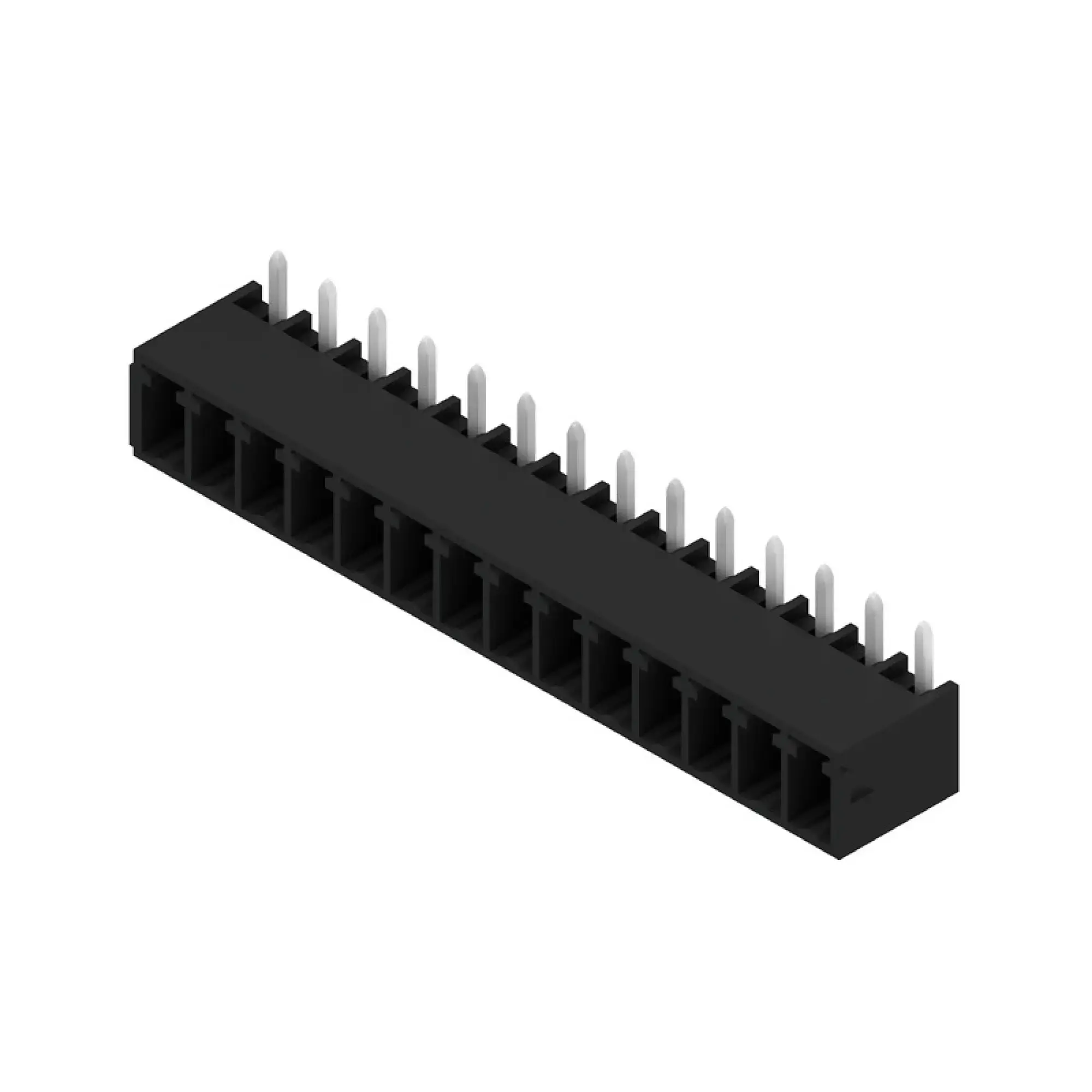 Weidmüller 1036620000 PCB connector (board connection), 160 V, 17.5 A, Pitch in mm: 3.81, Number of poles: 14, THT/THR solder connection, Box (img_001)