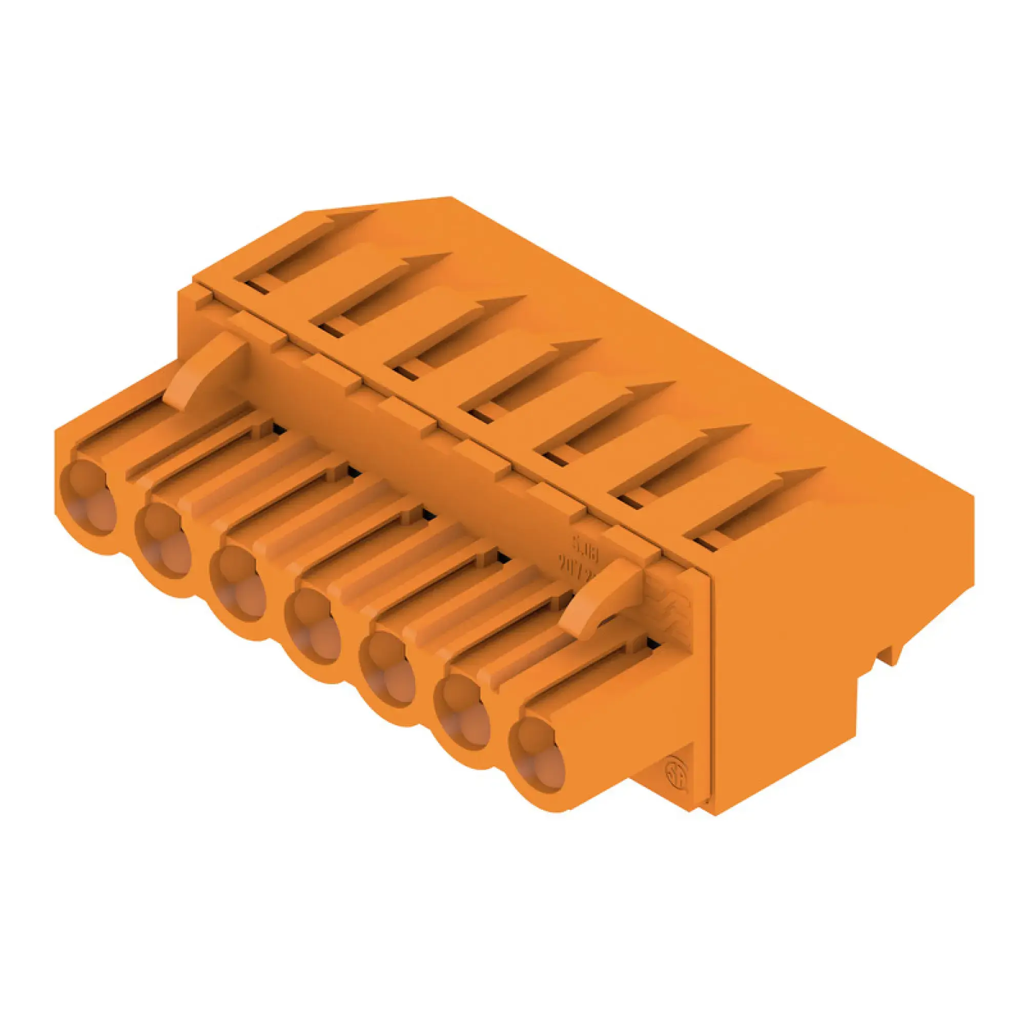 Weidmüller 1948840000 PCB connector (wire connection), 320 V, 23 A, Pitch in mm: 5.08, 4 mm², Number of poles: 7, Clamping yoke connection, Box (img_001)