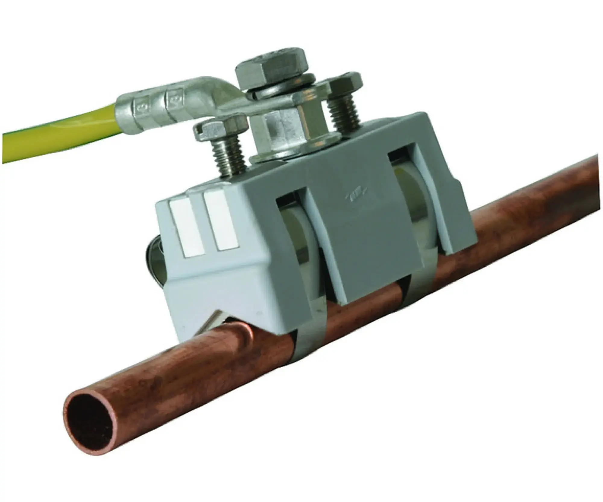 Dehn 540821 Pipe clamp f. hazardous areas D 6-27mm with terminal screw M8 Ms/gal Sn-StSt (img_001)