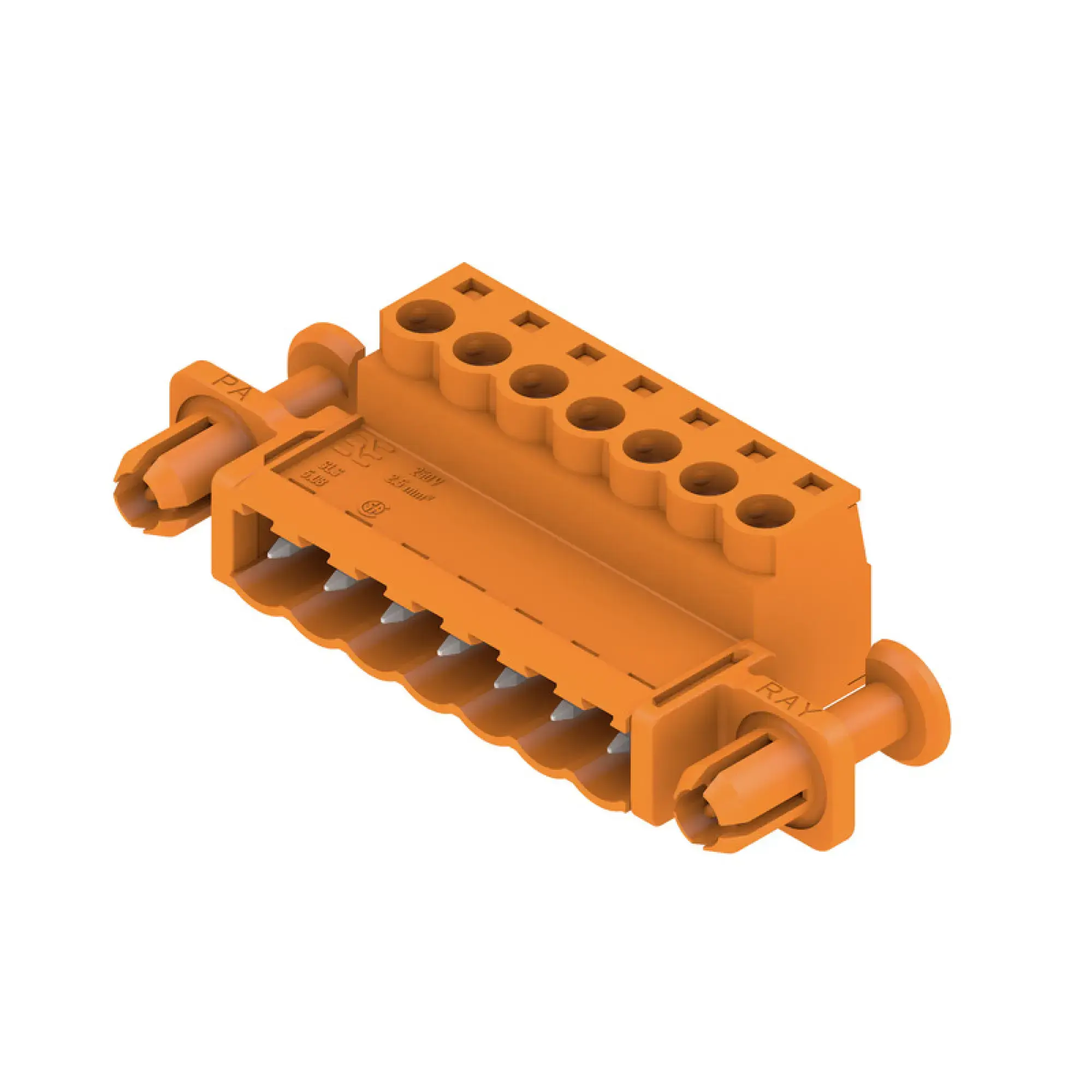 Weidmüller 1353530000 PCB connector (wire connection), 320 V, 21.5 A, Pitch in mm: 5.08, 3.31 mm², Number of poles: 7, Clamping yoke connection, Box (img_001)