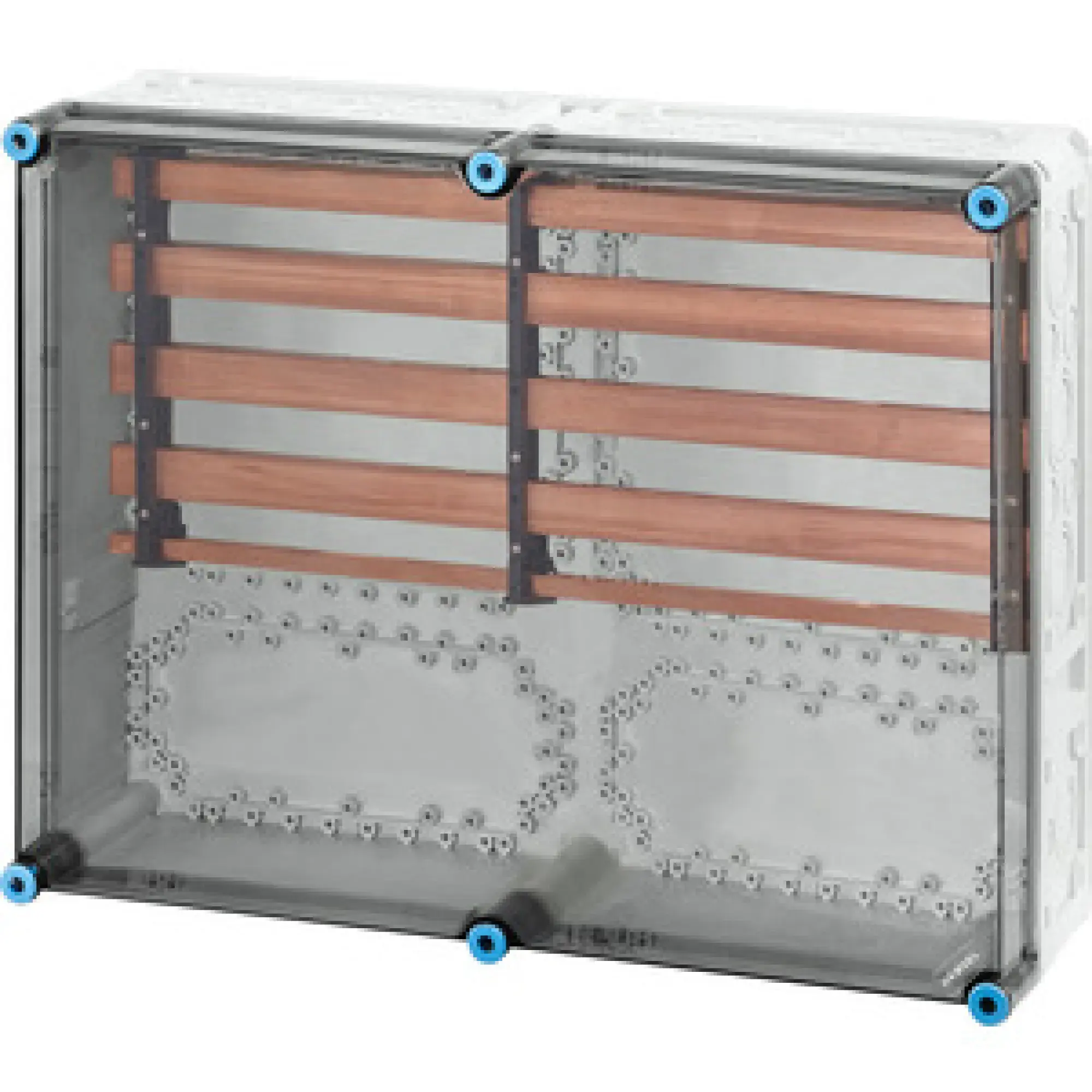 Hensel 20001329 Sammelschienen 630 A, 5polig Mi-Sammelschienengehäuse 600x450mm, Mi 6656 (img_002) Hensel 20001329 Sammelschienen 630 A, 5polig Mi-Sammelschienengehäuse 600x450mm, Mi 6656 (img_002)