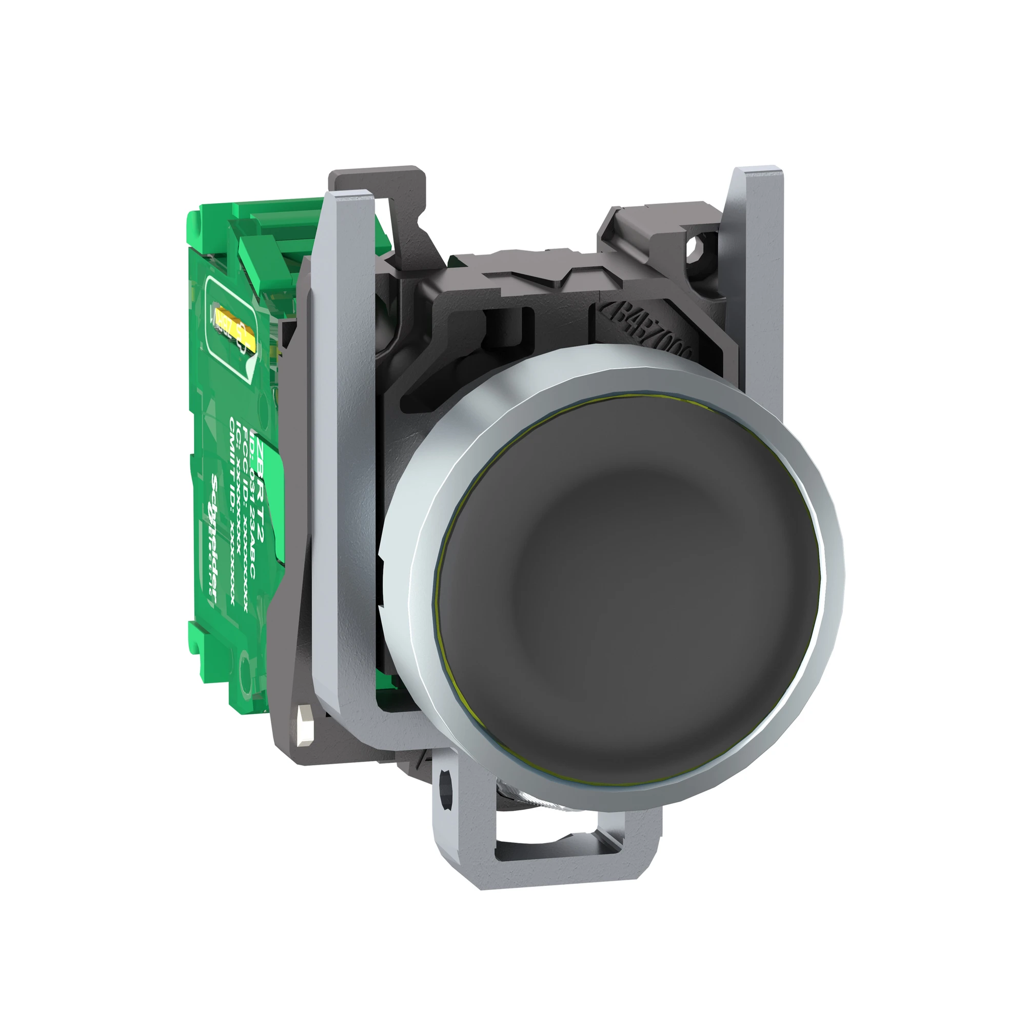 Schneider Electric ZB4RTA2 Wireless Pushbutton, Harmony XB4R, Metal, Ø22mm, battery-free, wireless, black (img_001)