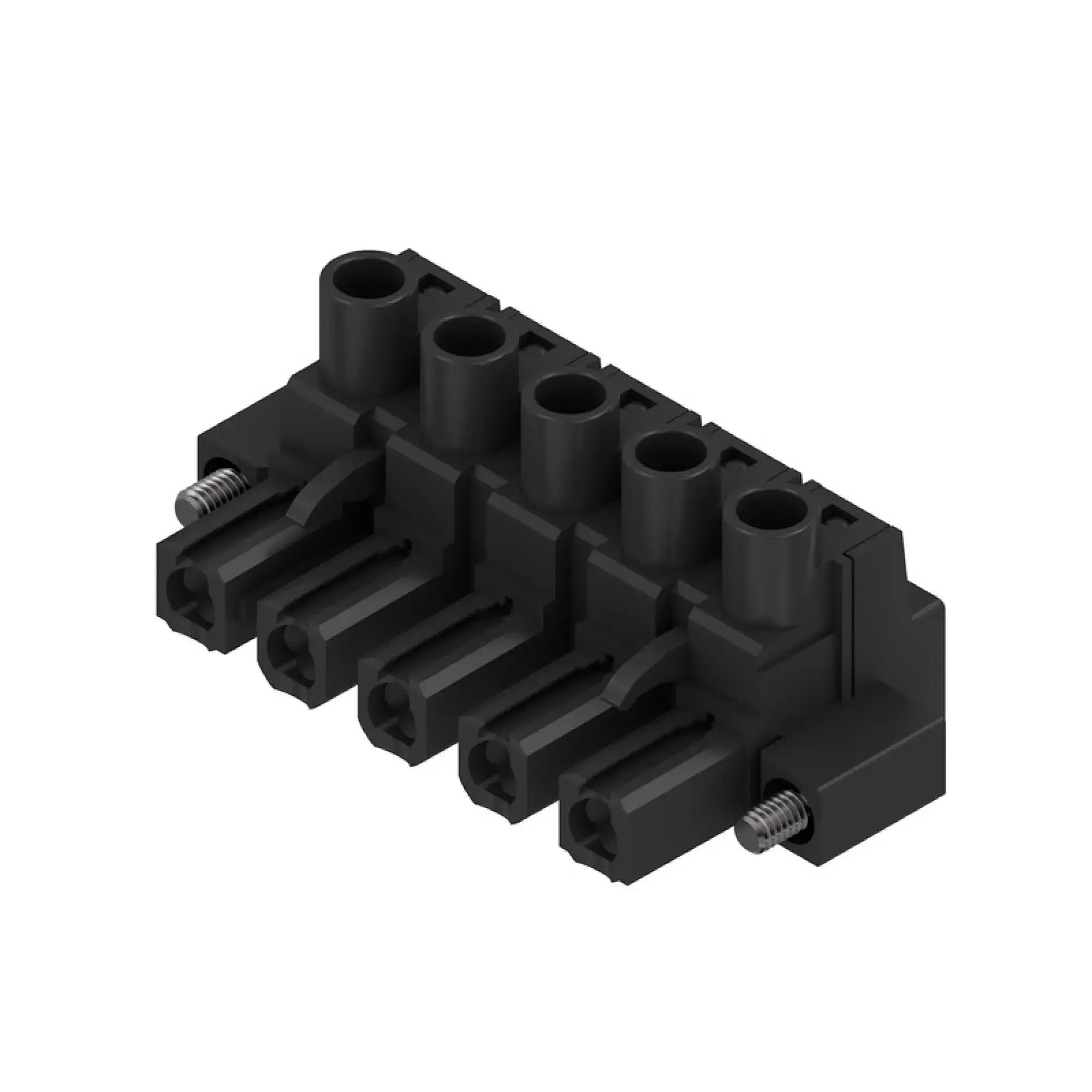 Weidmüller 1095710000 PCB connector (wire connection), 500 V, 29 A, Pitch in mm: 7.62, 4 mm², Number of poles: 5, Clamping yoke connection, Box (img_001)