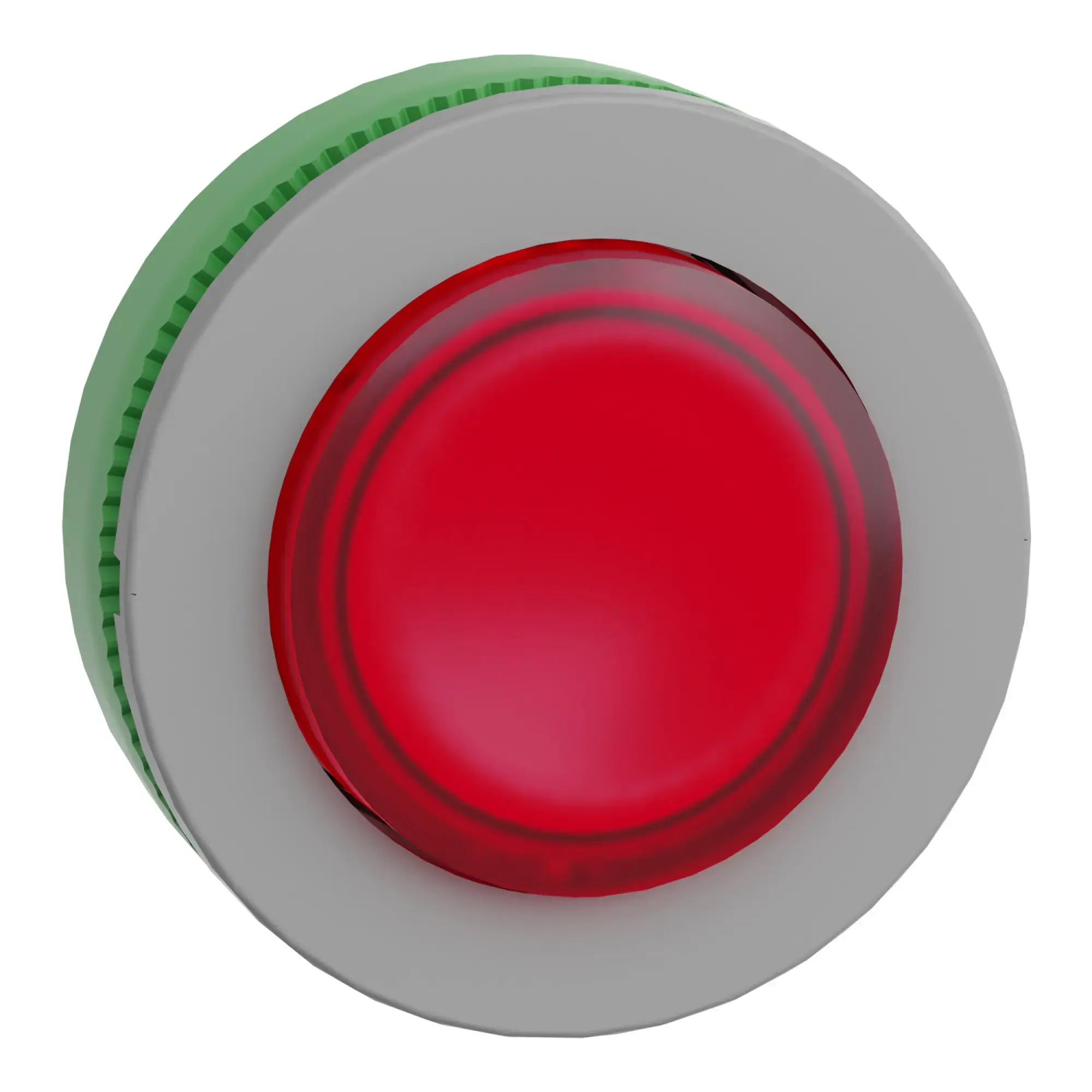 Schneider Electric ZB5FW143C0 Illuminated Pushbutton, Front Element, Harmony XB5F, Plastic, 30mm, Light Grey, Red, Projecting, for Universal LED (img_008)
