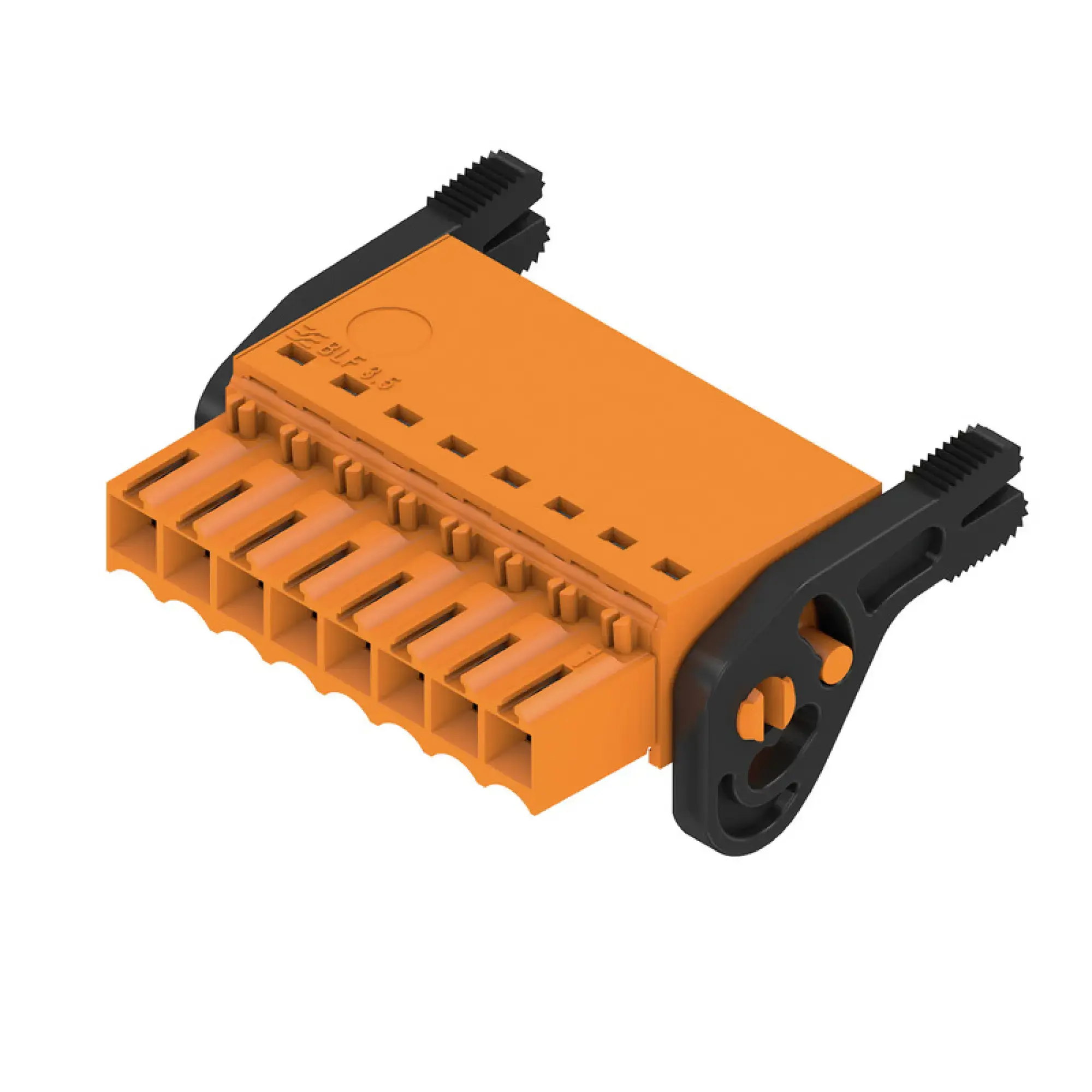 Weidmüller 2460010000 PCB connector (wire connection), 160 V, 17.5 A, Pitch in mm: 3.50, 1.5 mm², Number of poles: 8, PUSH IN with actuator, Box (img_001)