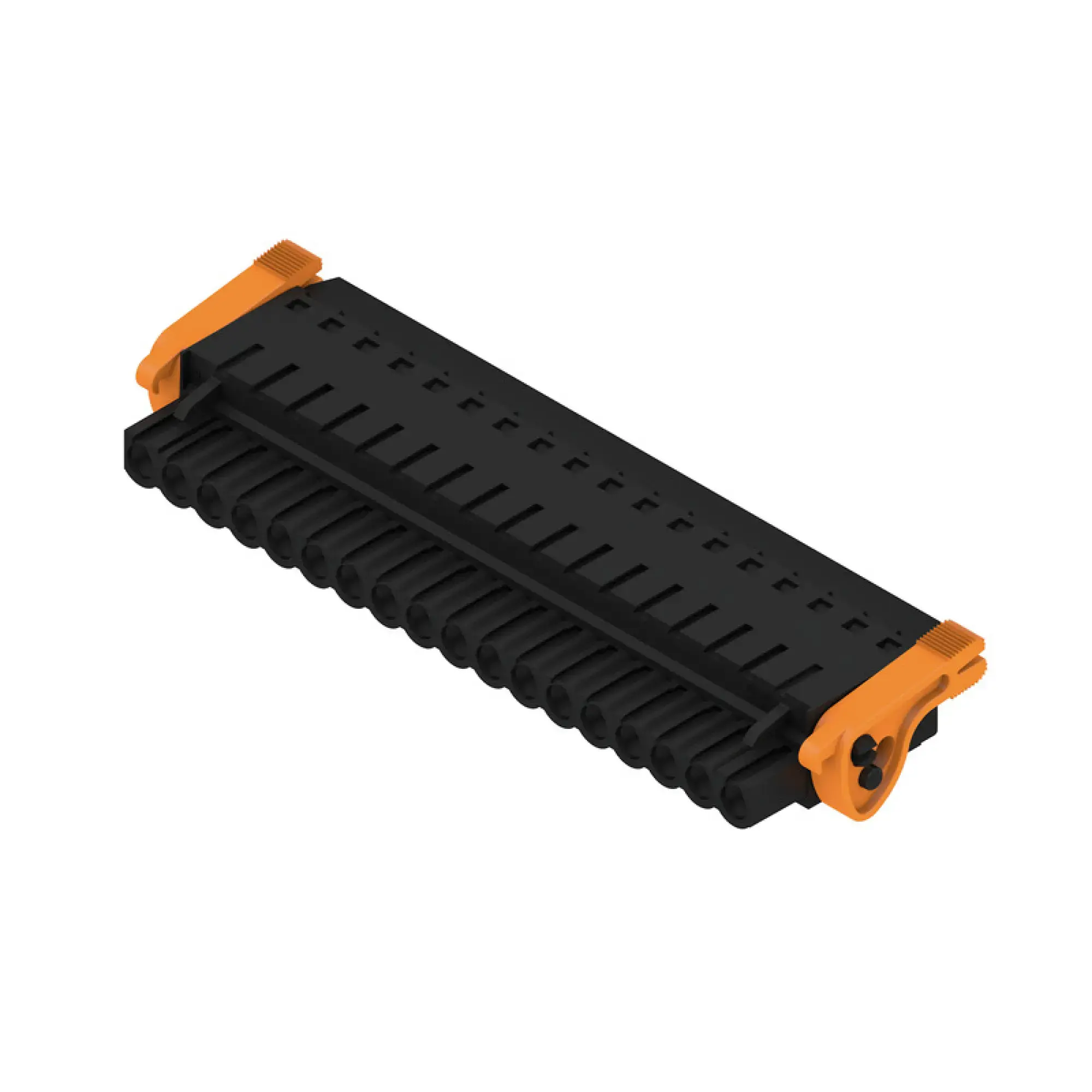 Weidmüller 1894290000 PCB connector (wire connection), 320 V, 27 A, Pitch in mm: 5.08, 2.5 mm², Number of poles: 18, TOP connection, Box (img_001) Weidmüller 1894290000 PCB connector (wire connection), 320 V, 27 A, Pitch in mm: 5.08, 2.5 mm², Number of poles: 18, TOP connection, Box (img_001)