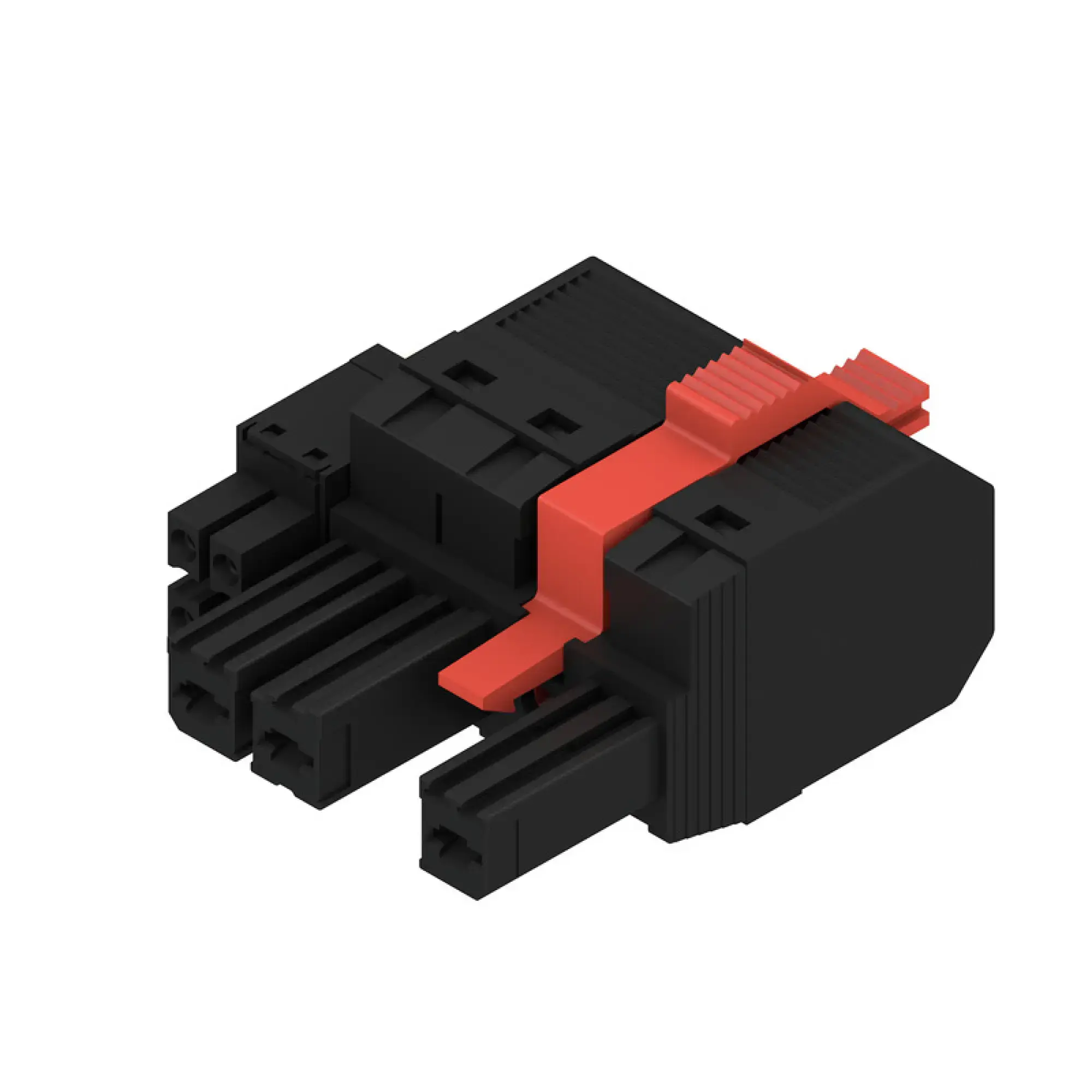 Weidmüller 1157110000 Hybrid connector (wire connection), 7.62 mm, Number of poles: 3, PUSH IN with actuator, PUSH IN without actuator (img_001)