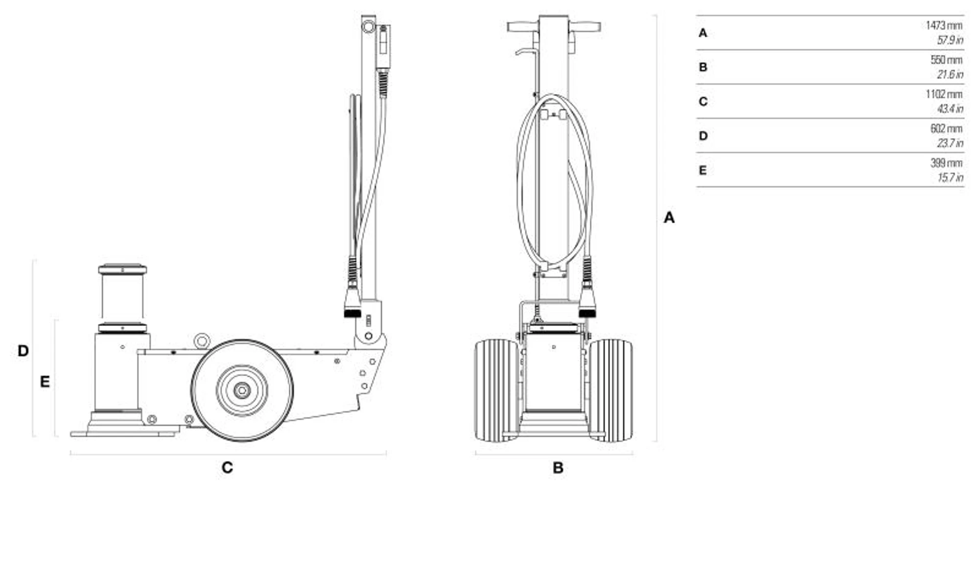 Cattini M100/40 MAMMUT Oil-Pneumatic Jacks load capacity= 100 t.; pistons=1; min. height = 398.00 mm (img_006) Cattini M100/40 MAMMUT Oil-Pneumatic Jacks load capacity= 100 t.; pistons=1; min. height = 398.00 mm (img_006)