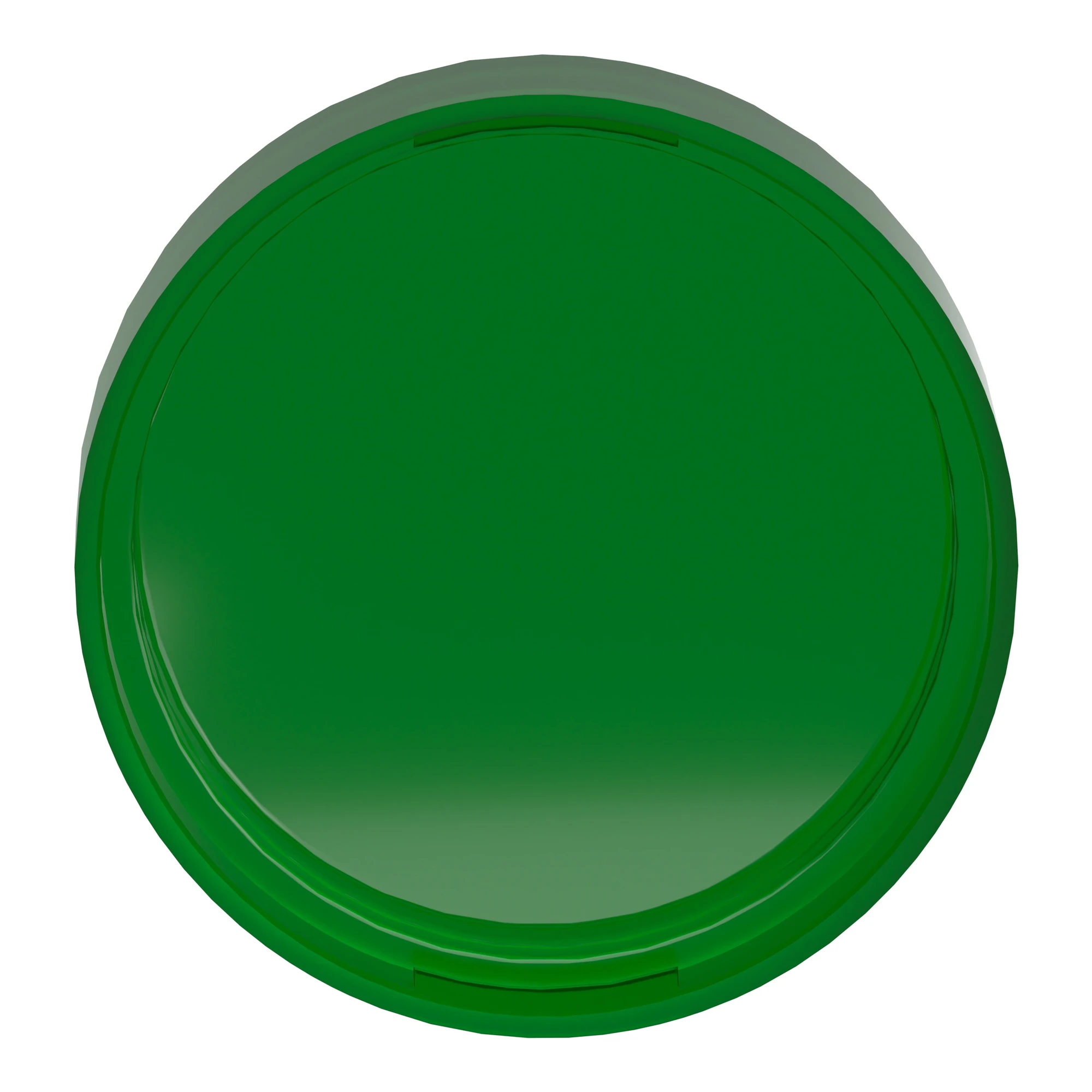 Schneider Electric ZBV0133 Cap, pilot light, Harmony XB5 and XB4, green, 22mm, for universal LED, smooth, unmarked (img_002)
