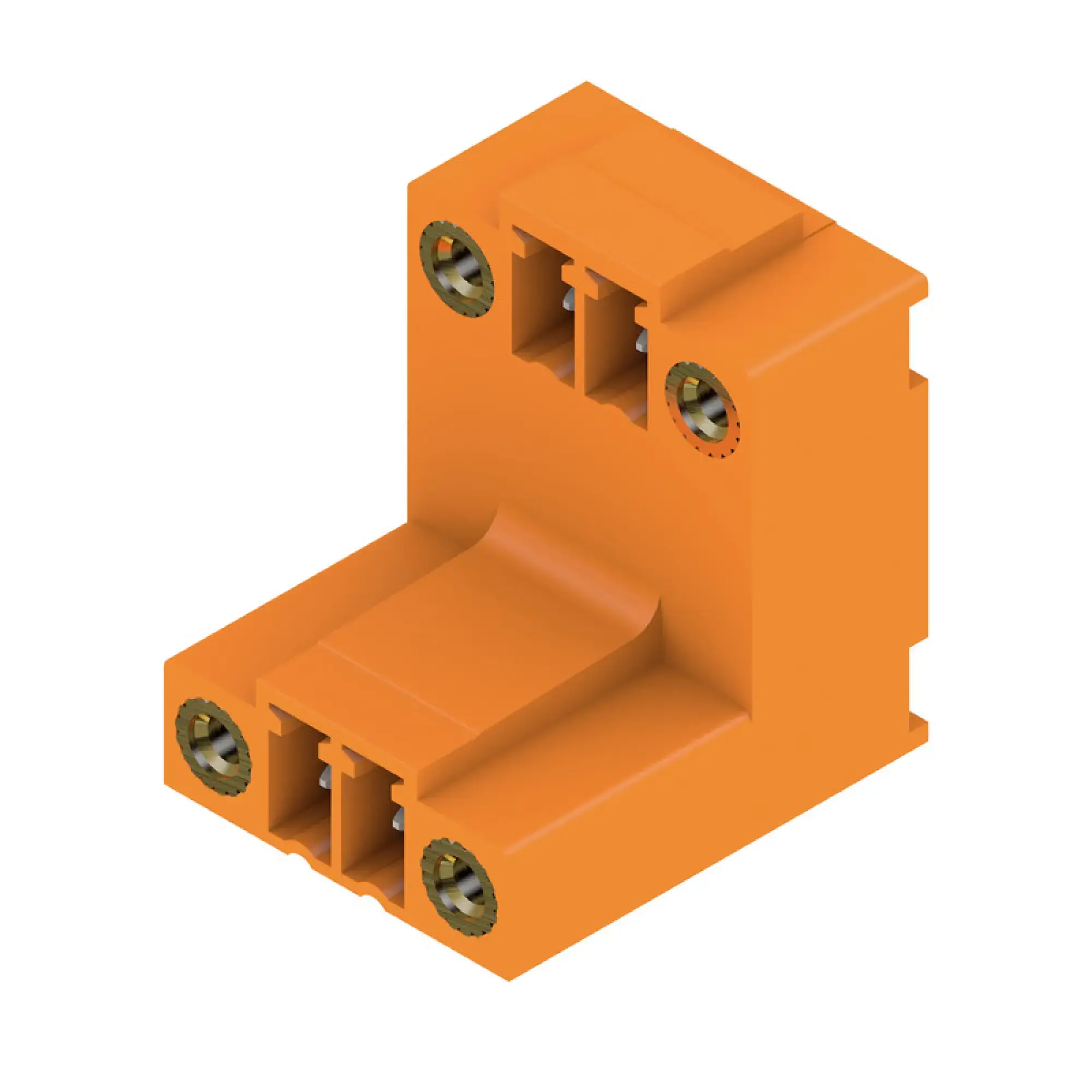 Weidmüller 1032580000 PCB connector (board connection), 160 V, 17.5 A, Pitch in mm: 3.81, Number of poles: 4, THT solder connection, Box (img_001)