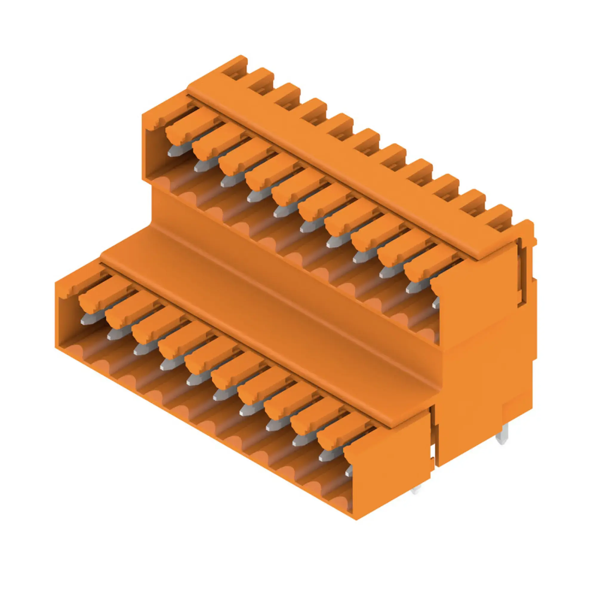 Weidmüller 1669650000 PCB connector (board connection), 160 V, 10.5 A, Pitch in mm: 3.50, Number of poles: 22, THT solder connection, Box (img_001)