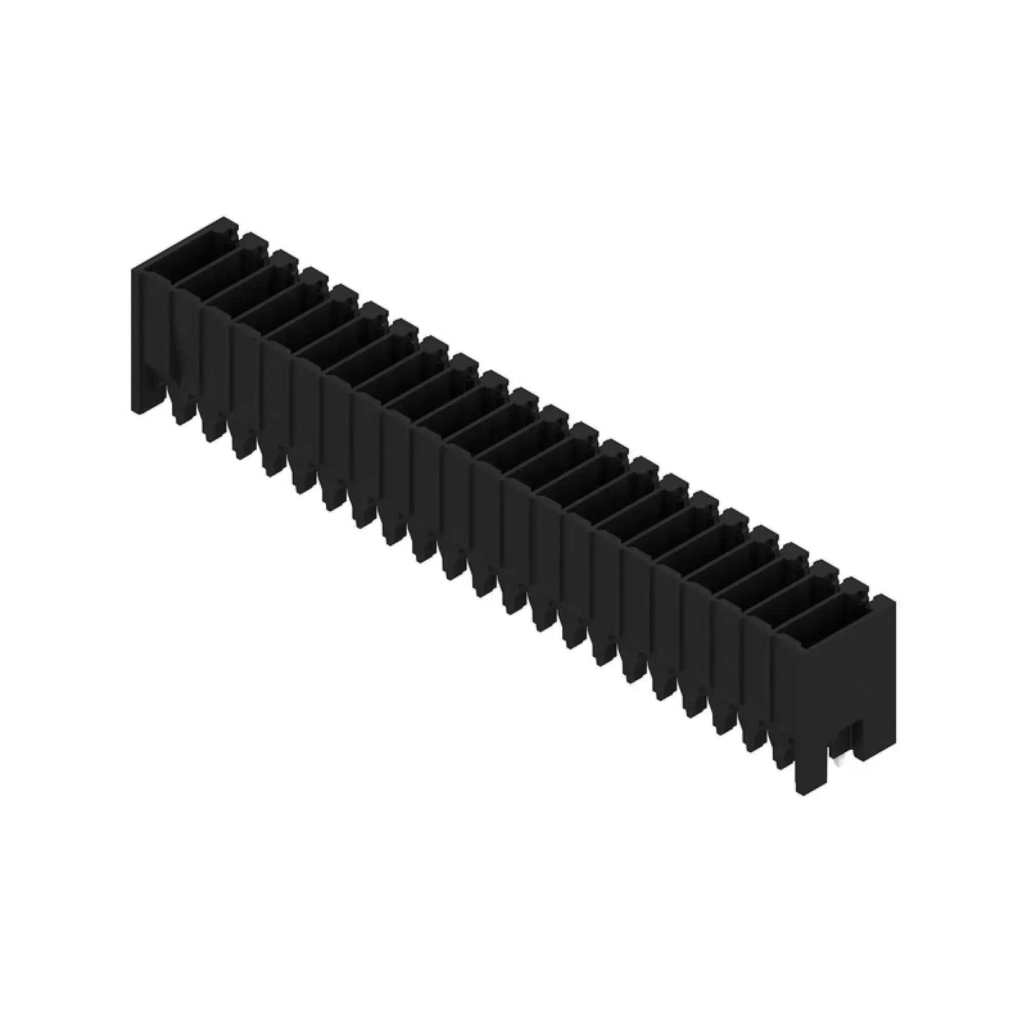 Weidmüller 1290510000 PCB connector (board connection), 160 V, 13.4 A, Pitch in mm: 3.50, Number of poles: 22, THT/THR solder connection, Box (img_001)
