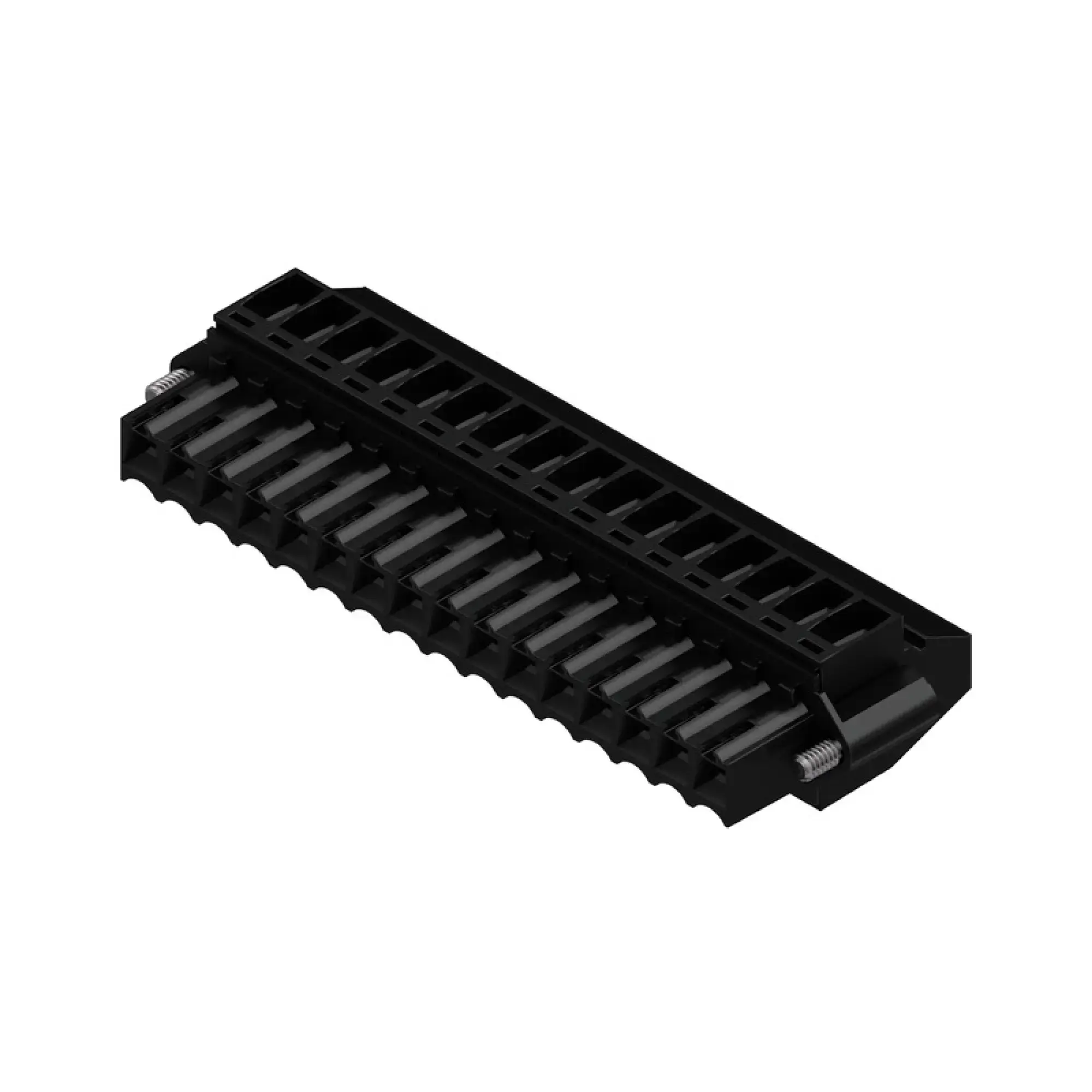 Weidmüller 1639380000 PCB connector (wire connection), 160 V, 12 A, Pitch in mm: 3.50, 1.5 mm², Number of poles: 16, Clamping yoke connection, Box (img_001)