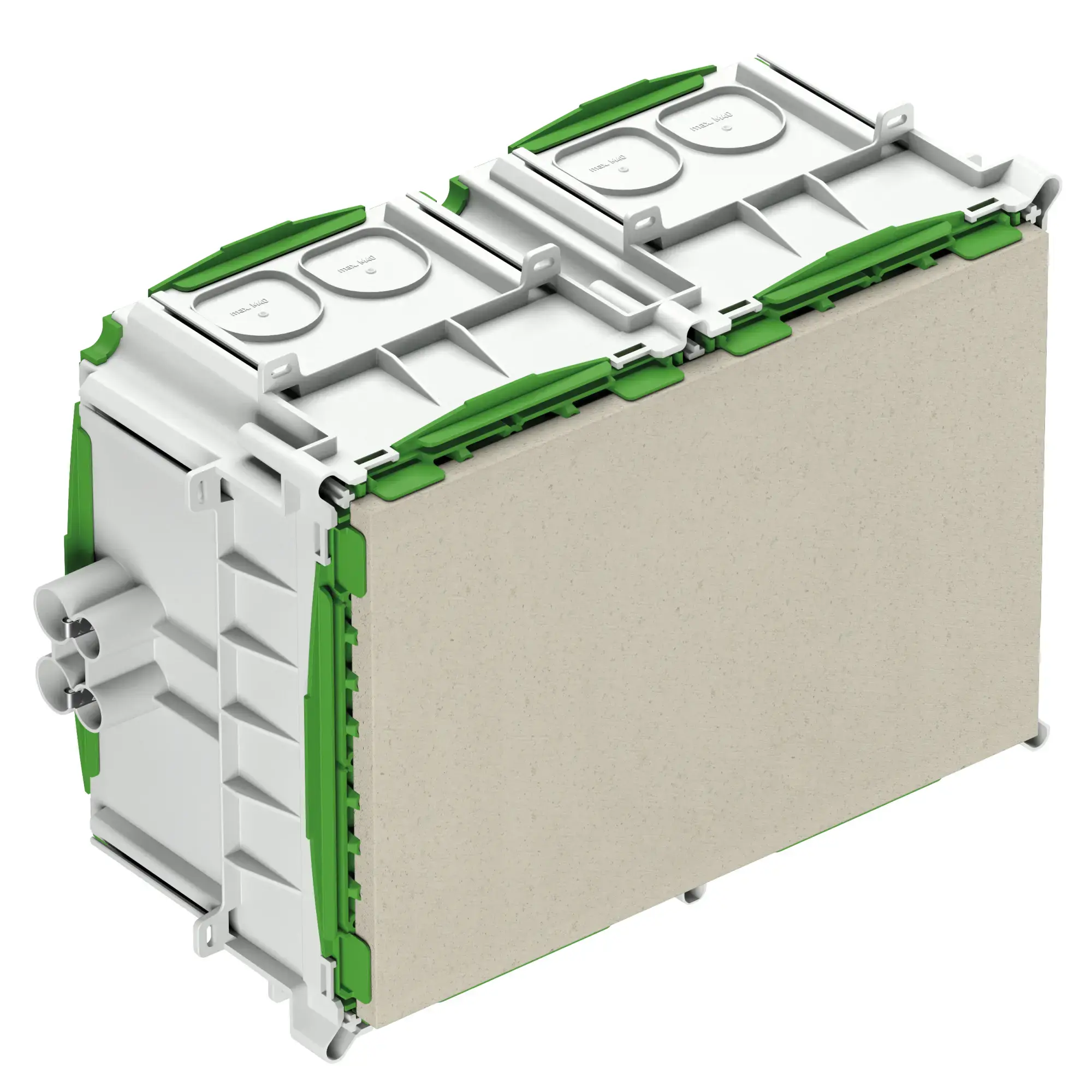 Spelsberg 98220002 Installation housing, green, Type of protection IP30, Suitable for concrete construction, for LED, Rated insulation voltage 400V AC, Halogen free (img_001) Spelsberg 98220002 Installation housing, green, Type of protection IP30, Suitable for concrete construction, for LED, Rated insulation voltage 400V AC, Halogen free (img_001)