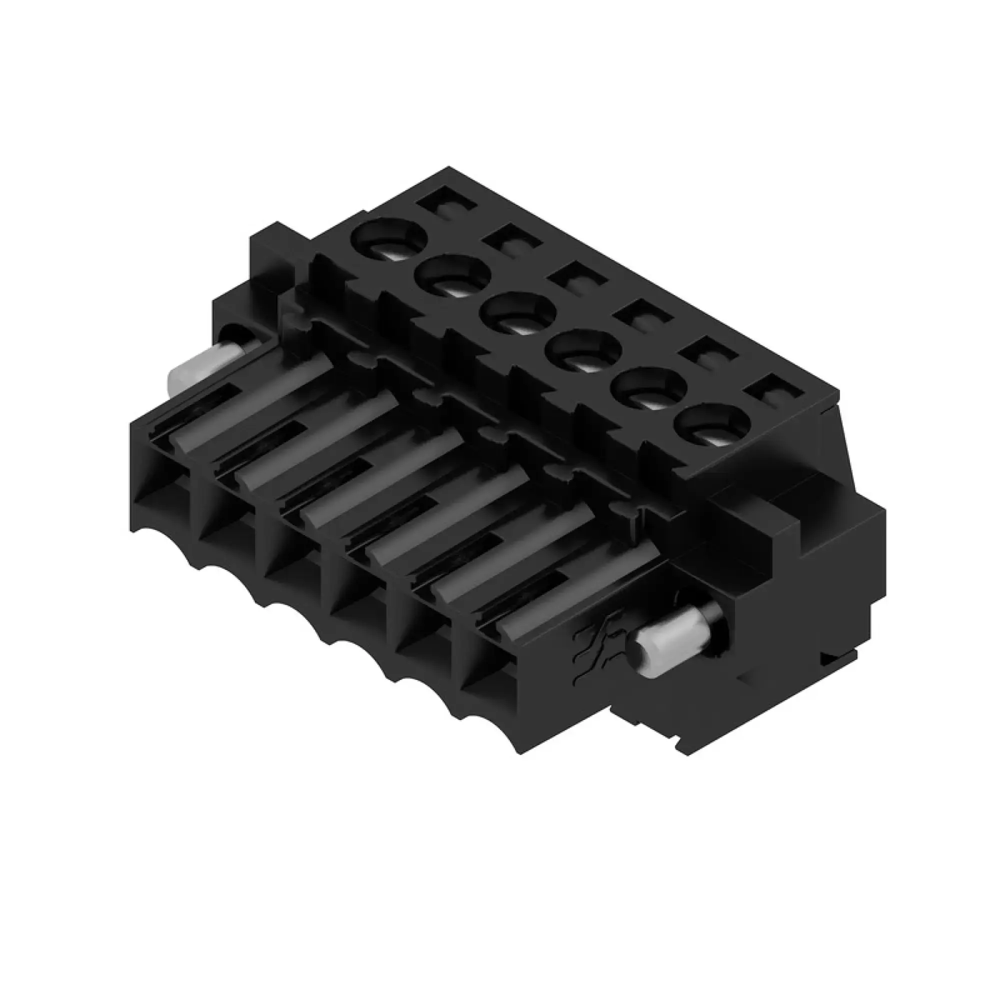 Weidmüller 1615820000 PCB connector (wire connection), 160 V, 17 A, Pitch in mm: 3.50, 1.5 mm², Number of poles: 6, Clamping yoke connection, Box (img_001)