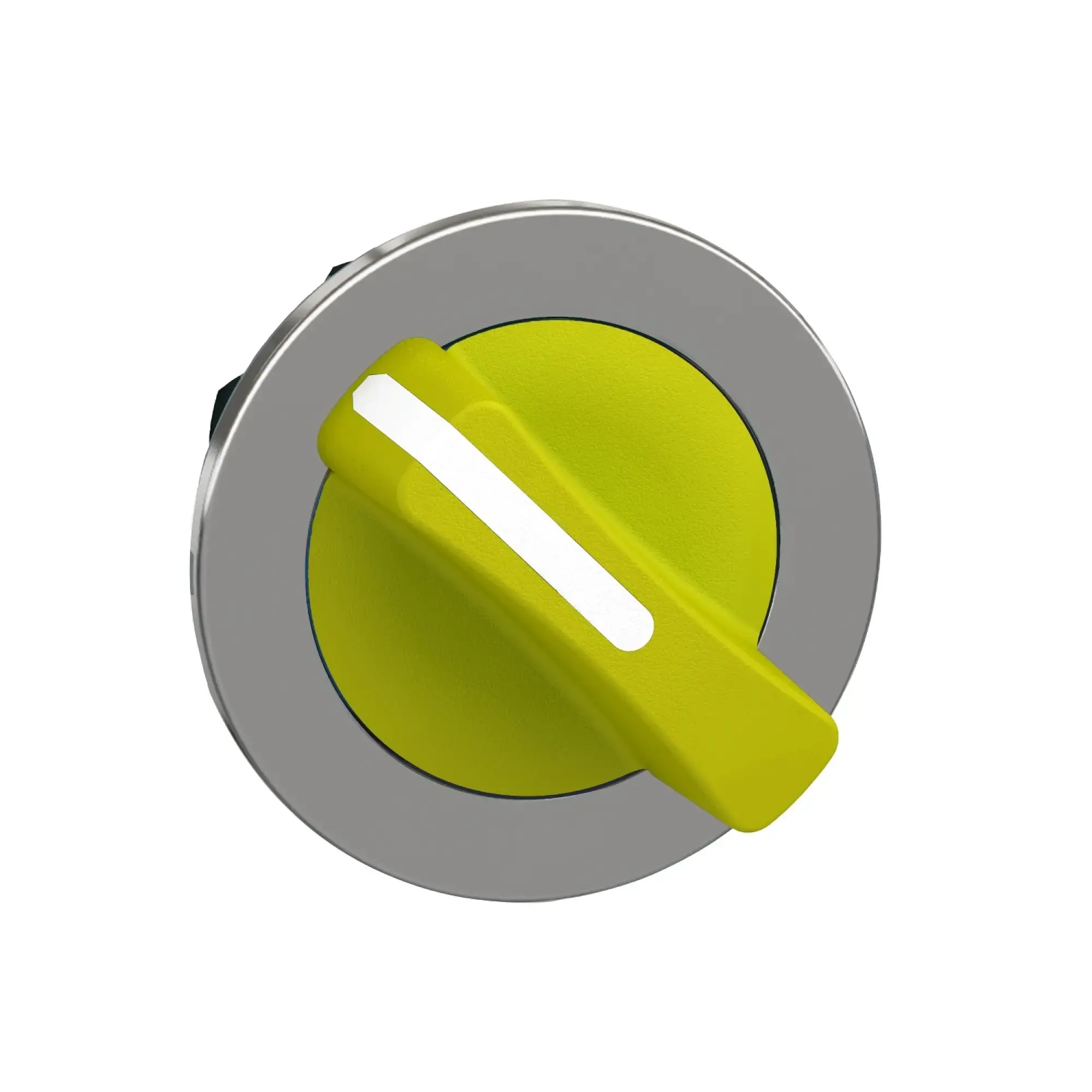 Schneider Electric ZB4FD205 Selector Switch, Front Element, Harmony XB4F, Metal, 30mm, Yellow, 2 Positions, Latching (img_002)