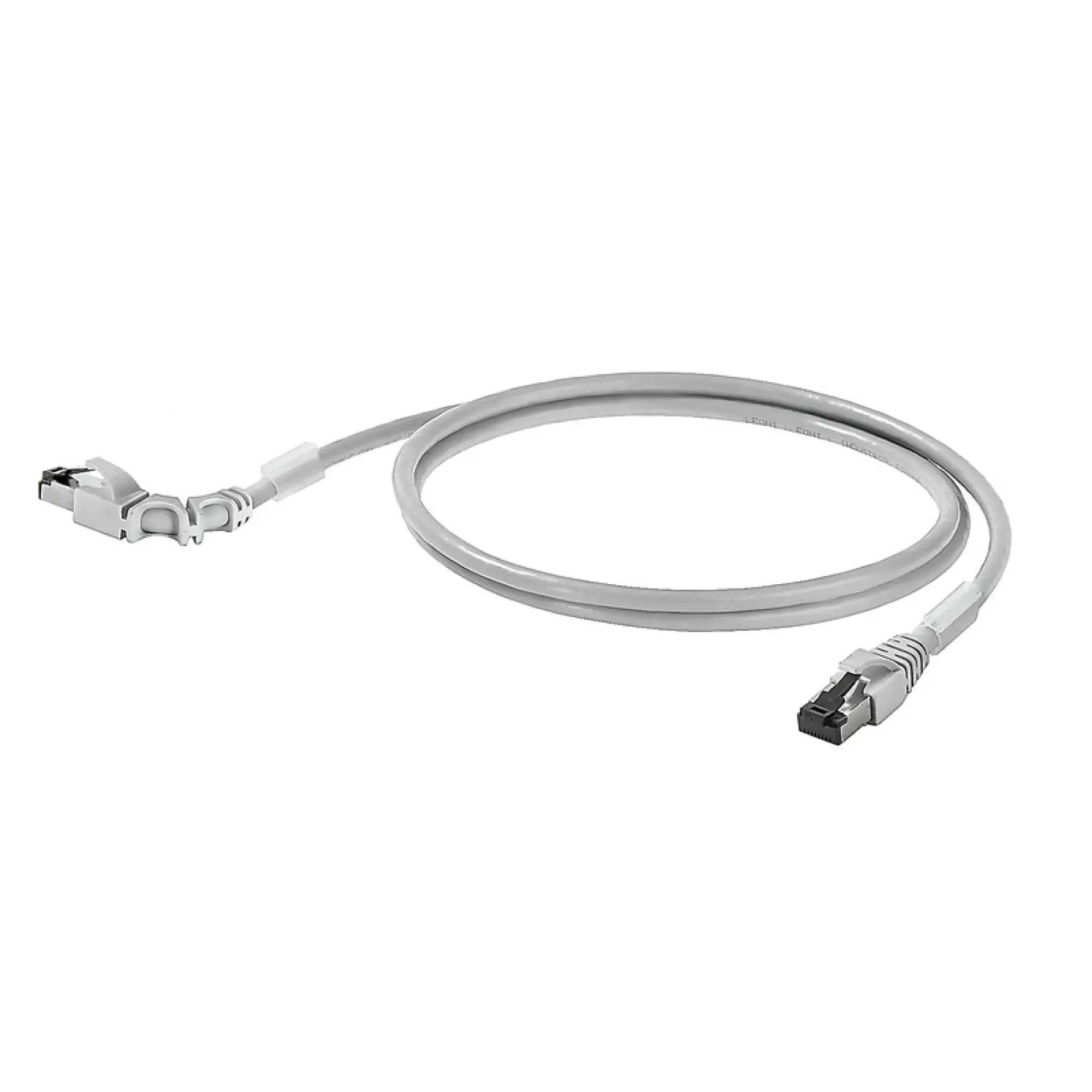 Weidmüller 2703330020 Ethernet Patchcable, RJ45 IP 20, RJ45 IP 20, Angled 90° right, Number of poles: 8, Length: 2 m (img_001)