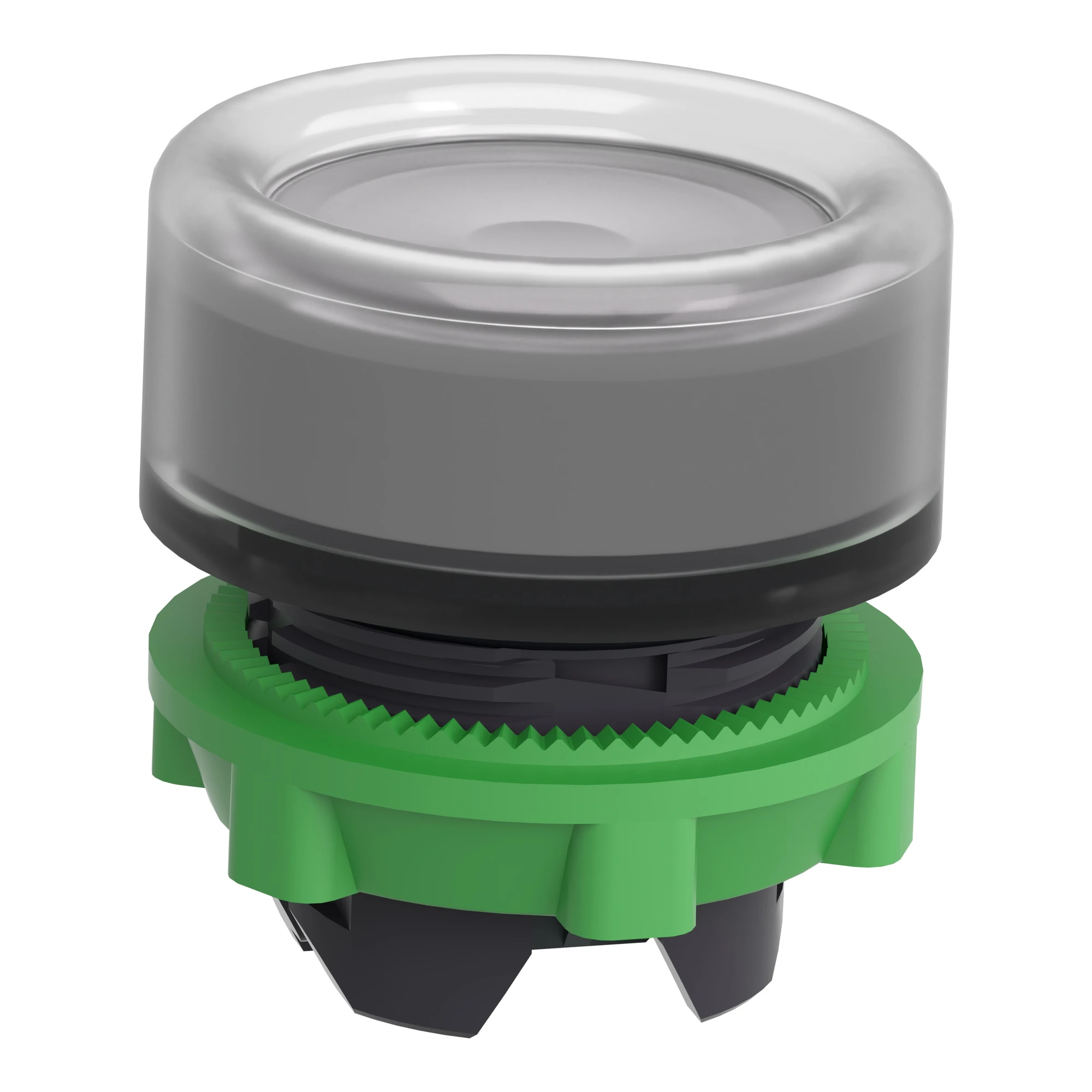 Schneider Electric ZB5AW513C0 Illuminated Push Button, Front Element, Harmony XB5, Plastic, 22mm, Light Grey, White, for Universal LED, with Protective Cap (img_006)