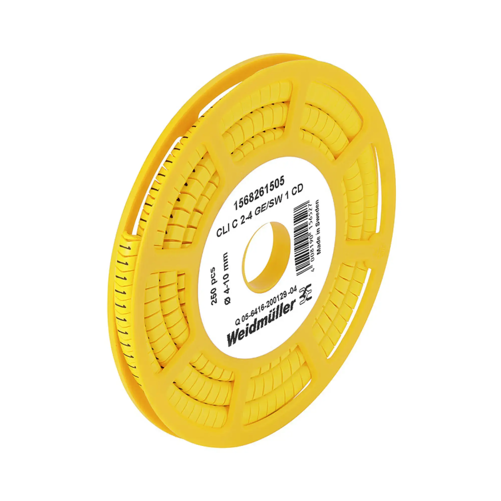 Weidmüller 1871901730 Cable coding system, yellow, Conductor O.D.:4 - 10 mm, Mixed characters, PVC, soft, without Cadmium, -30...80 °C (img_001) Weidmüller 1871901730 Cable coding system, yellow, Conductor O.D.:4 - 10 mm, Mixed characters, PVC, soft, without Cadmium, -30...80 °C (img_001)