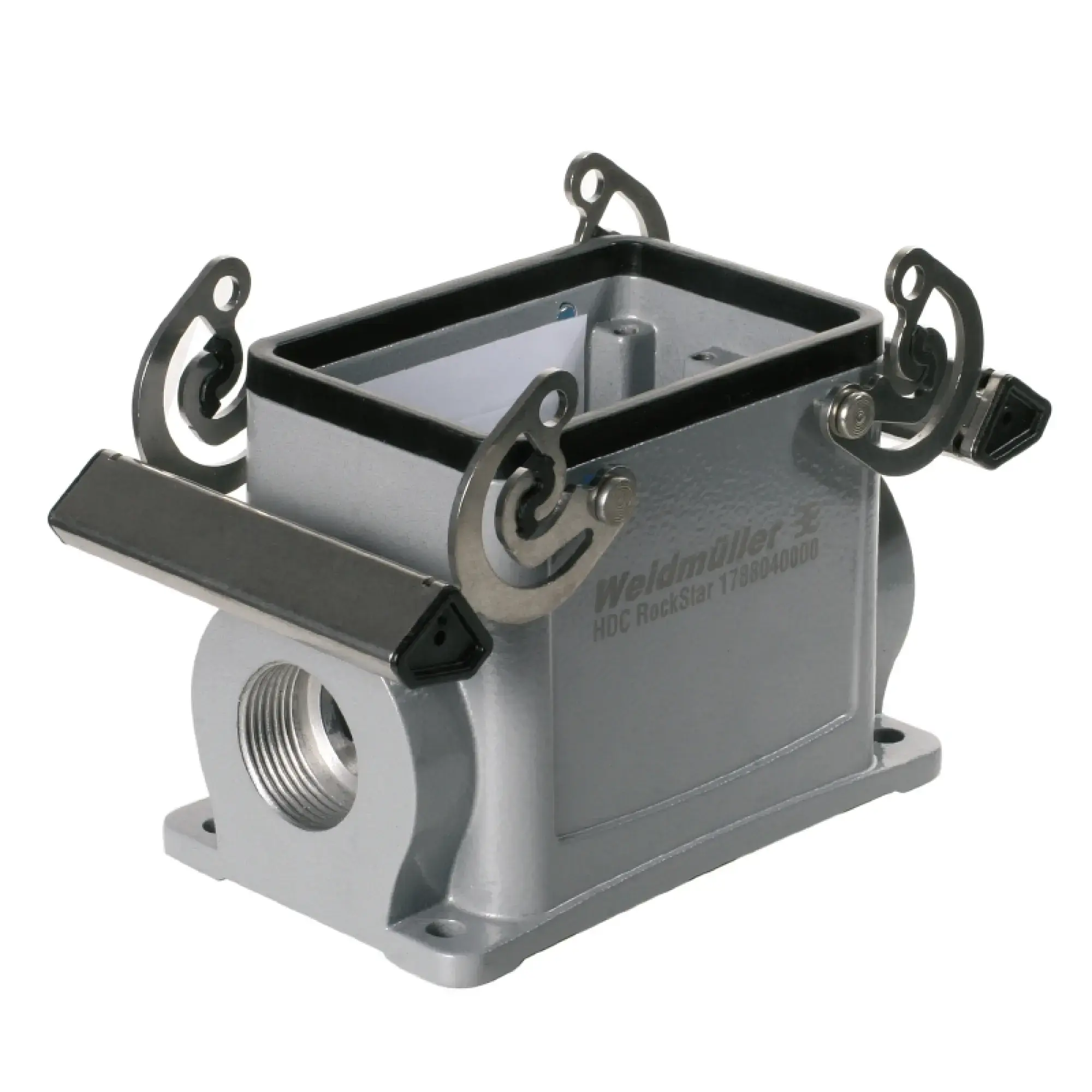 Weidmüller 1788040000 Housing (industry plug-in connectors), Base housing, Side-locking clamp on lower side, Size: 7, IP65 (in plugged condition) (img_001)