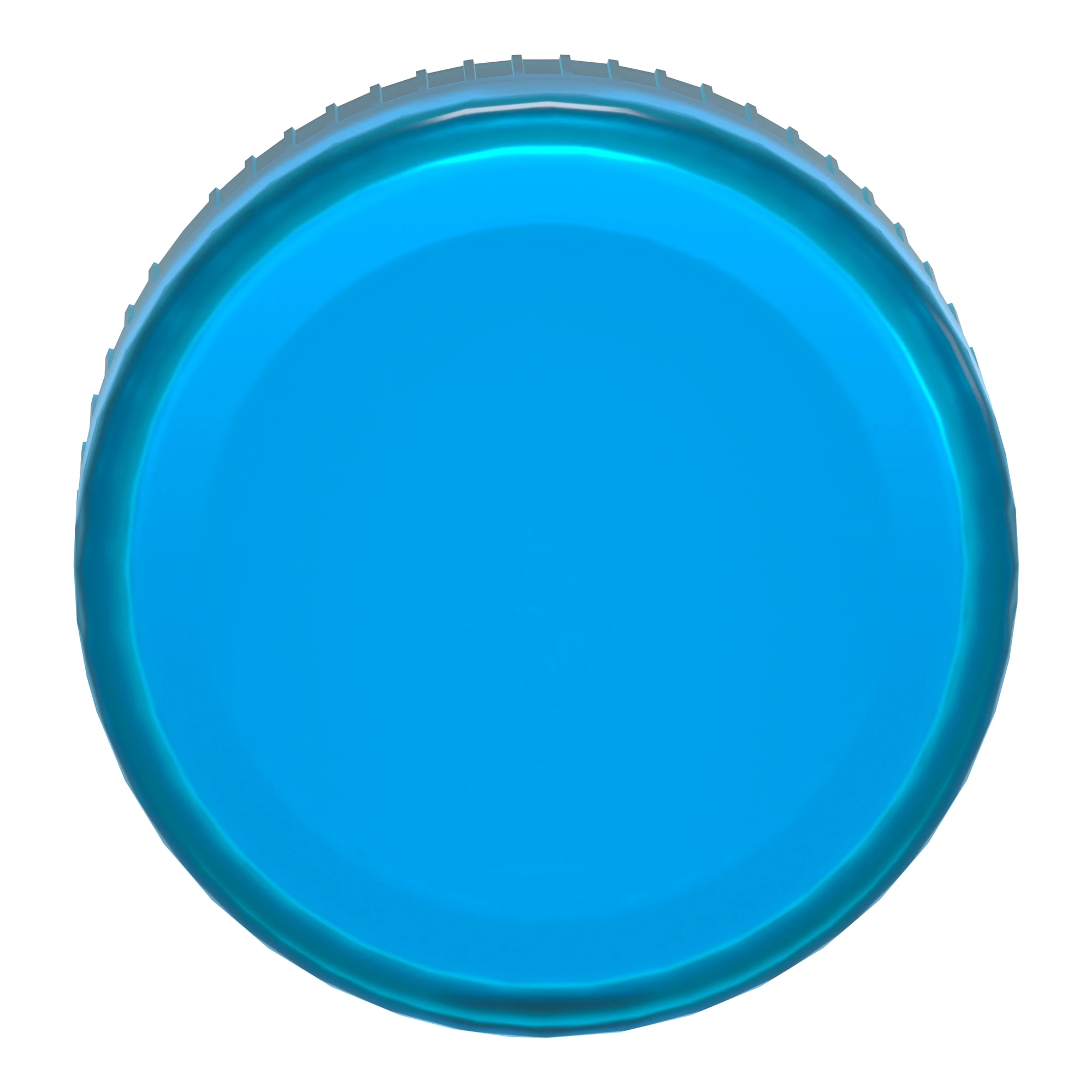 Schneider Electric ZB4BV06 Pilot light, front element, Harmony XB4, metal, 22mm, blue, for incandescent lamp BA9s, smooth dome (img_006)