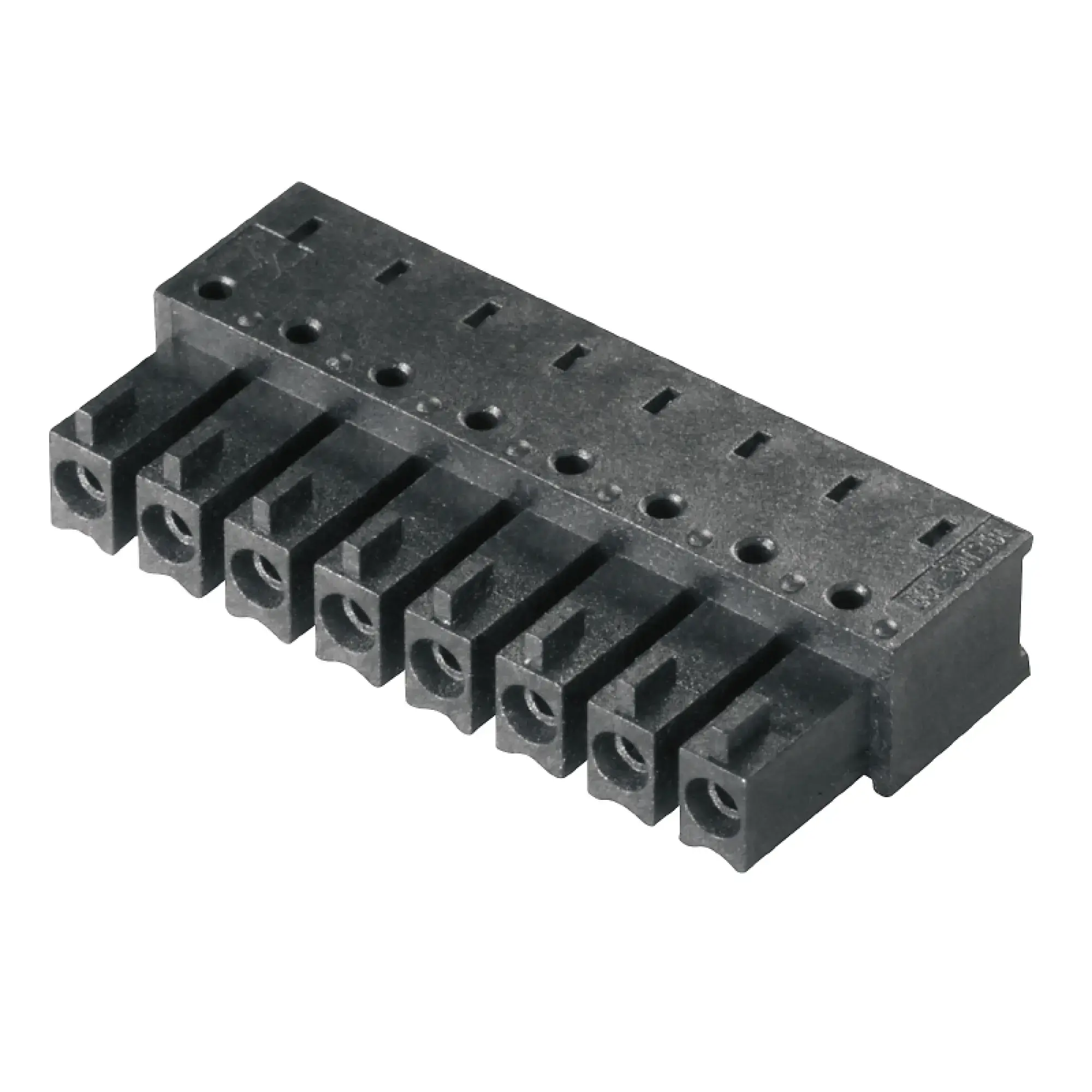 Weidmüller 1974850000 PCB connector (board connection), 160 V, 17.5 A, Pitch in mm: 3.81, Number of poles: 8, THT/THR solder connection, Box (img_001)