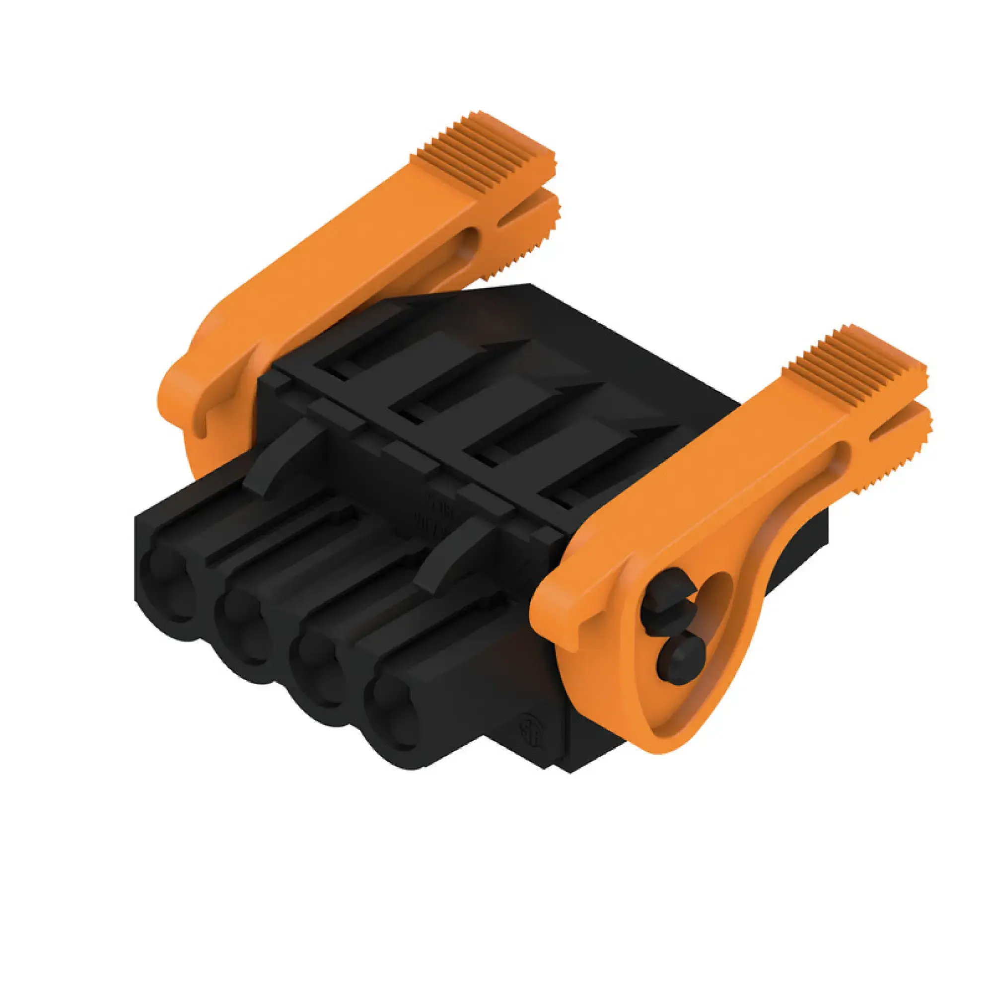 Weidmüller 1947780000 PCB connector (wire connection), 320 V, 23 A, Pitch in mm: 5.08, 4 mm², Number of poles: 4, Clamping yoke connection, Box (img_001)