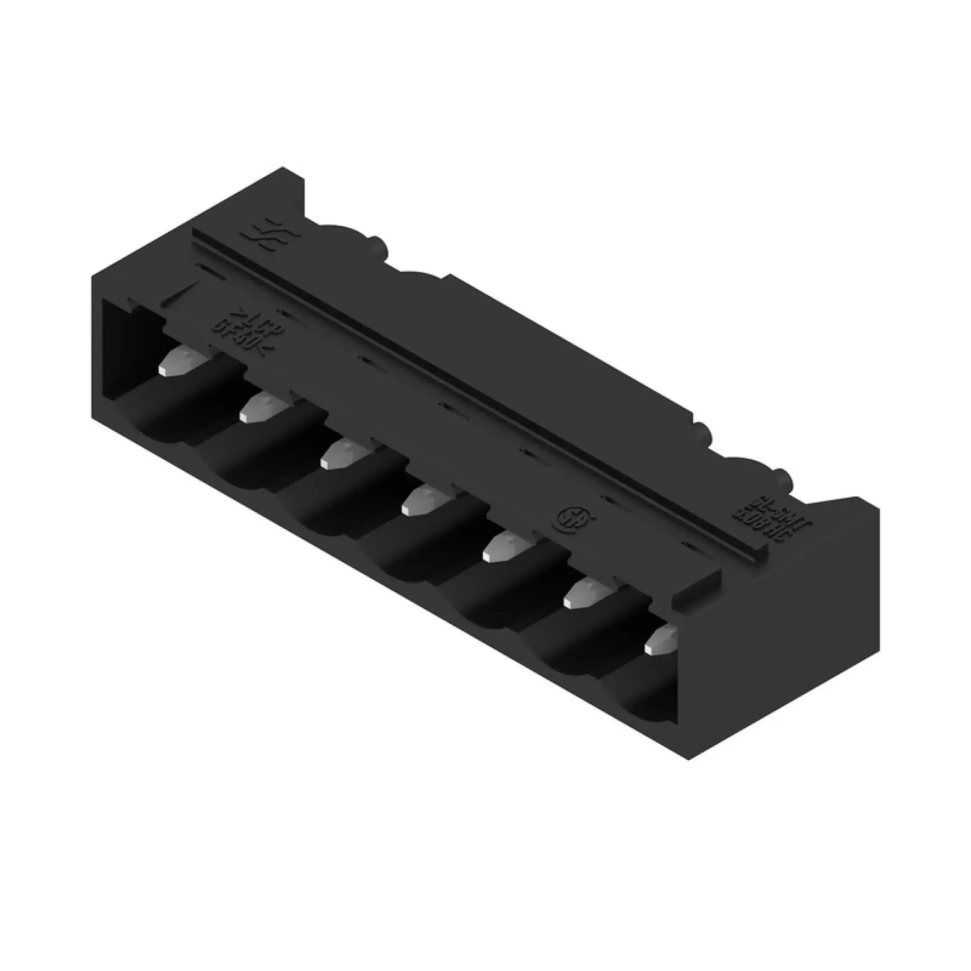 Weidmüller 1780230000 PCB connector (board connection), 320 V, 27.5 A, Pitch in mm: 5.08, Number of poles: 7, THT/THR solder connection, Box (img_001) Weidmüller 1780230000 PCB connector (board connection), 320 V, 27.5 A, Pitch in mm: 5.08, Number of poles: 7, THT/THR solder connection, Box (img_001)