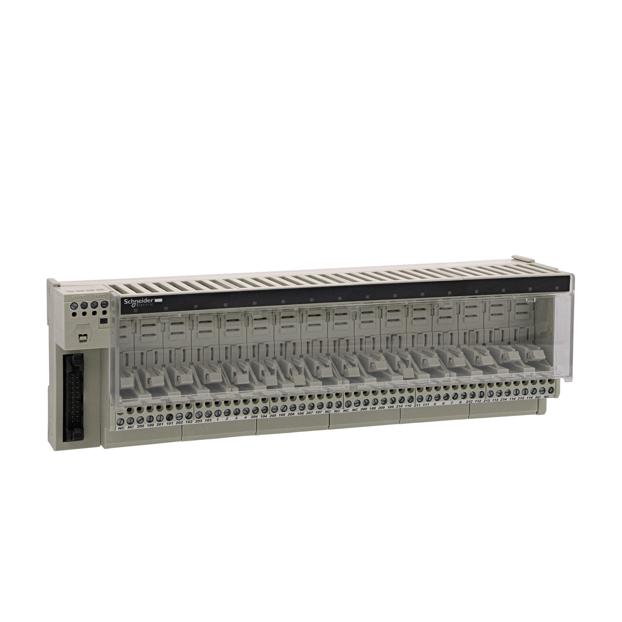 Schneider Electric ABE7P16F312 BASE FOR 16 I ST. BLACK RELAYS 2 COMM. TIMES 8-R (img_002)