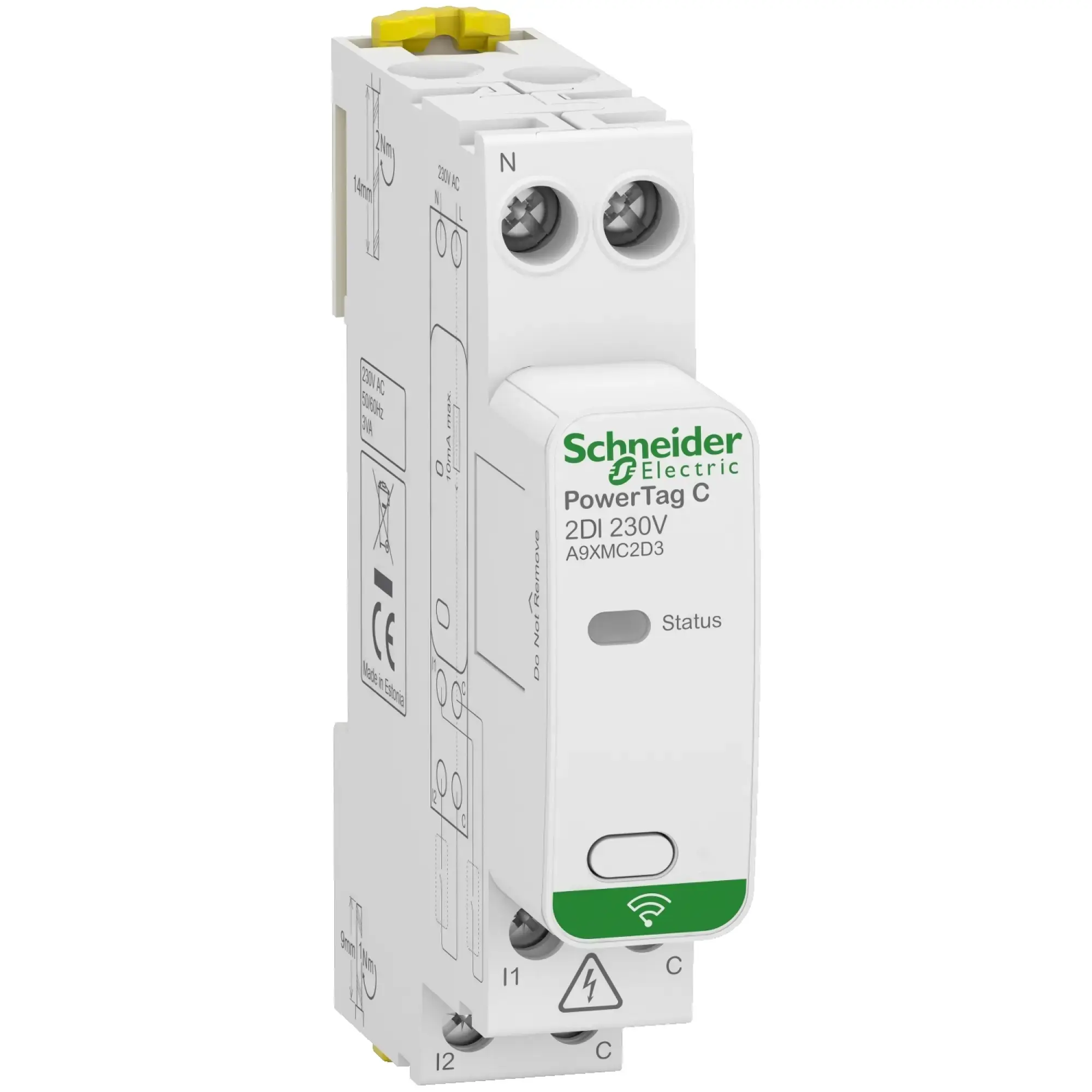 Schneider Electric A9XMC2D3 PowerTag C 2DI 230V, 2 digital inputs, wireless transmission to PowerTag Link/Smartlink (img_002) Schneider Electric A9XMC2D3 PowerTag C 2DI 230V, 2 digital inputs, wireless transmission to PowerTag Link/Smartlink (img_002)