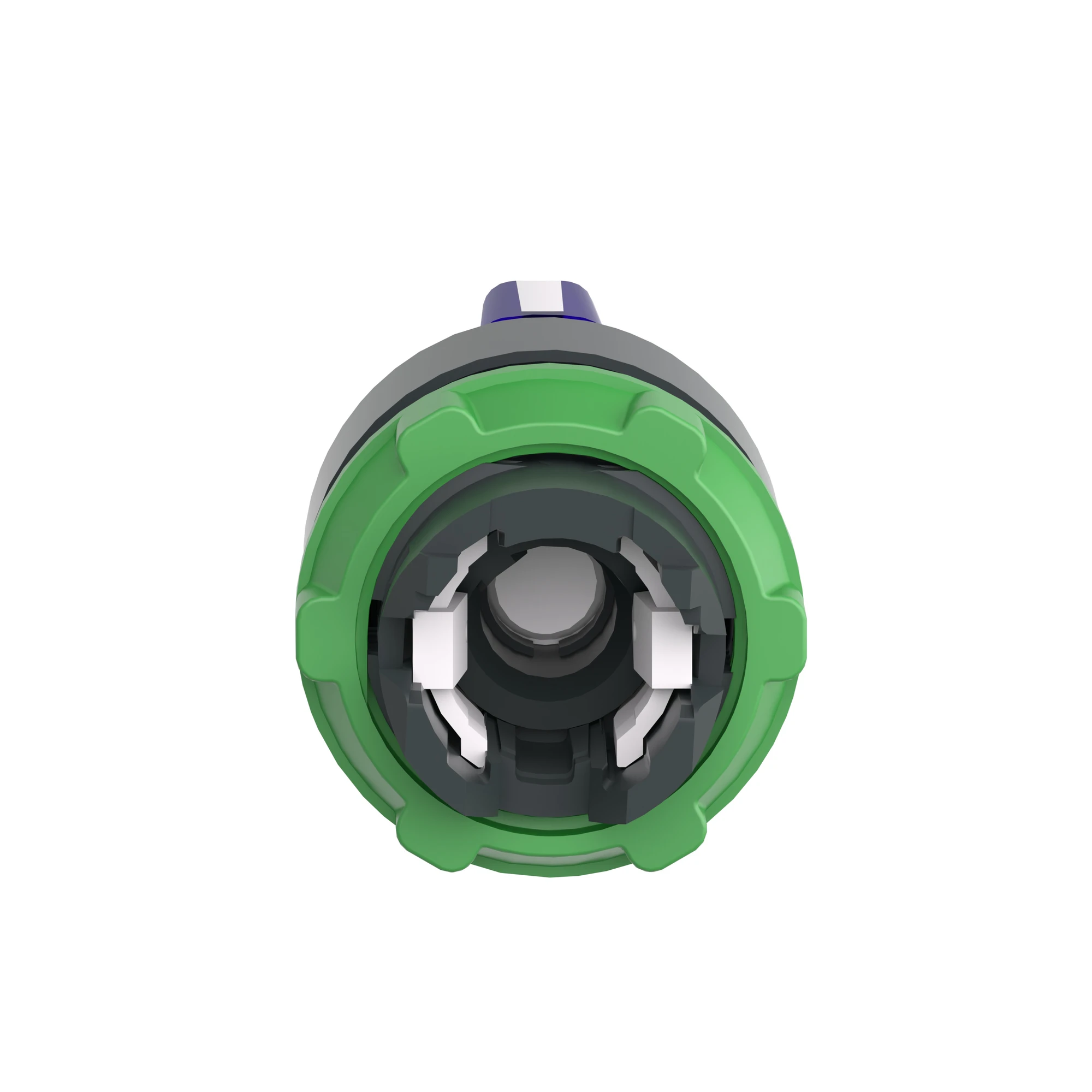 Schneider Electric ZB5AK1563 Illuminated Selector Switch, Front Element, Harmony XB5, Plastic, 22mm, Blue, for Universal LED, 3 Positions, Centered Resting (img_003)