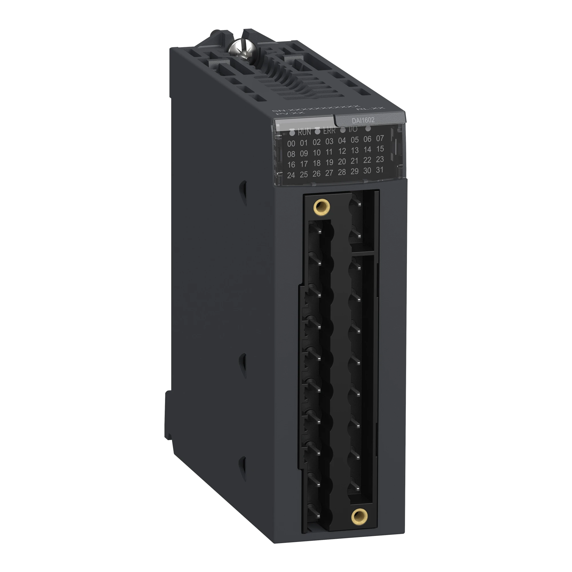 Schneider Electric BMXDAI1602 Modicon X80 I/O Module, 16 digital inputs, 24V AC/DC, positive or negative logic (img_001)